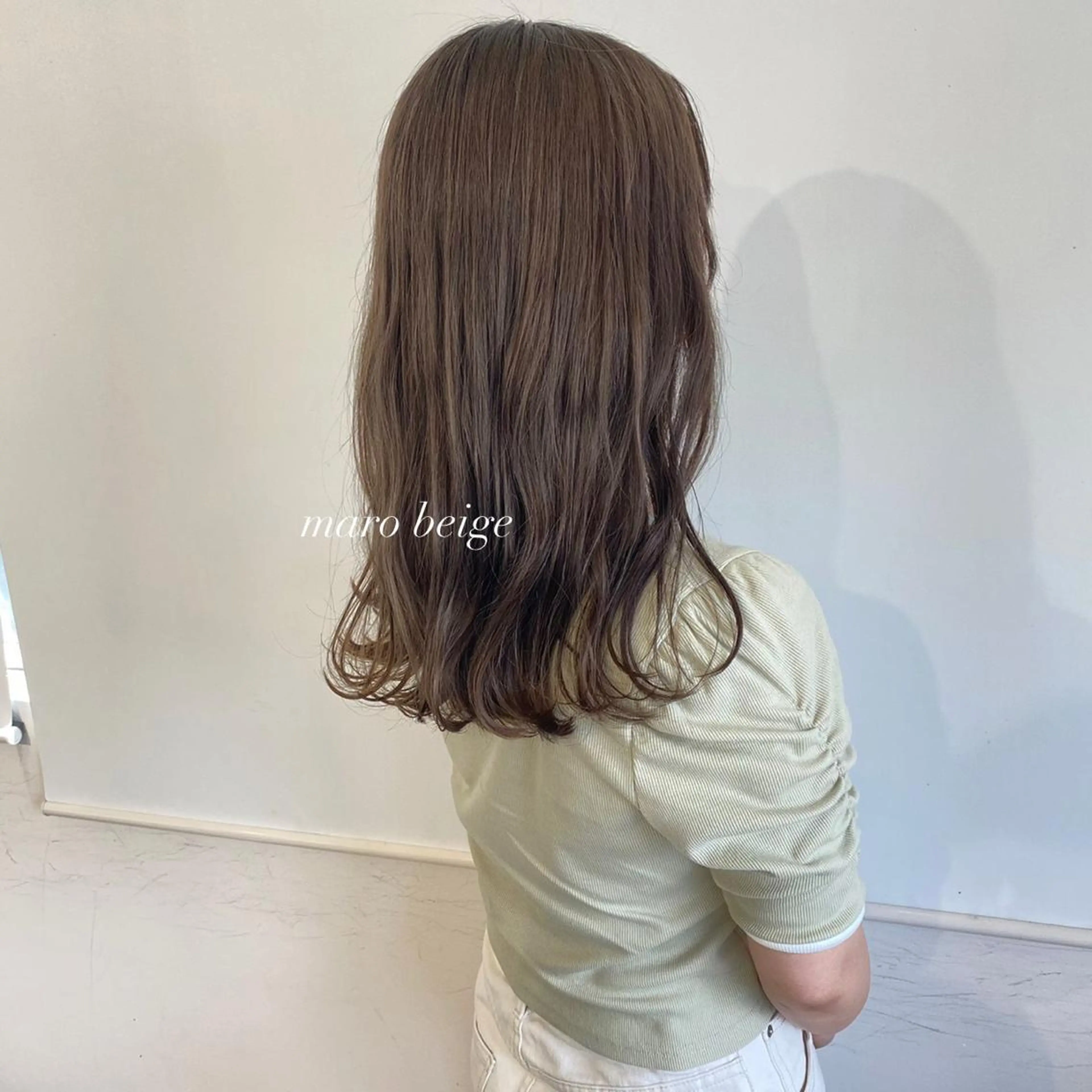 セミロング カラー ParveMix‎‎ ‎🤍加藤理沙のヘアスタイル