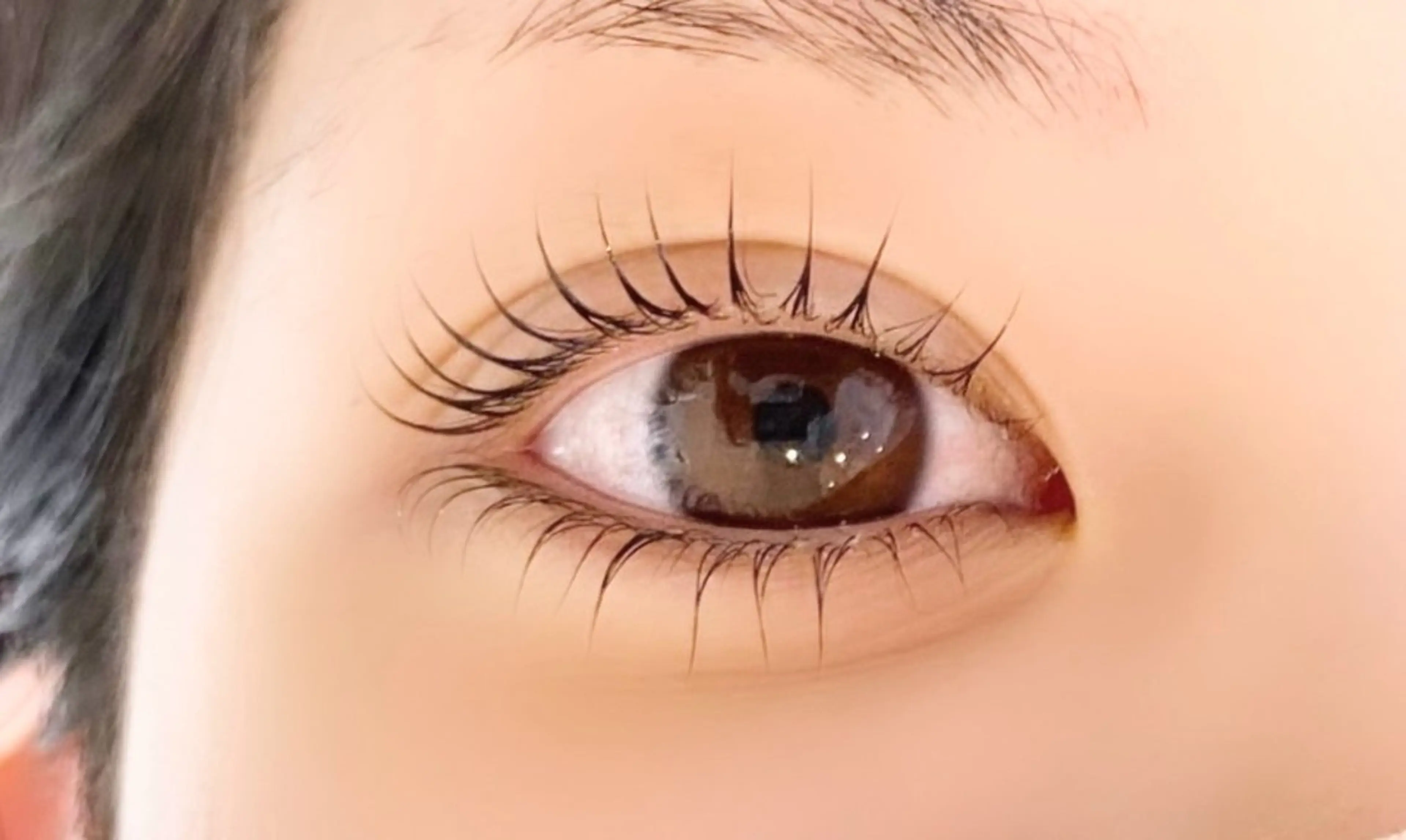 デカ目効果大！！まつ毛パーマ上下の写真