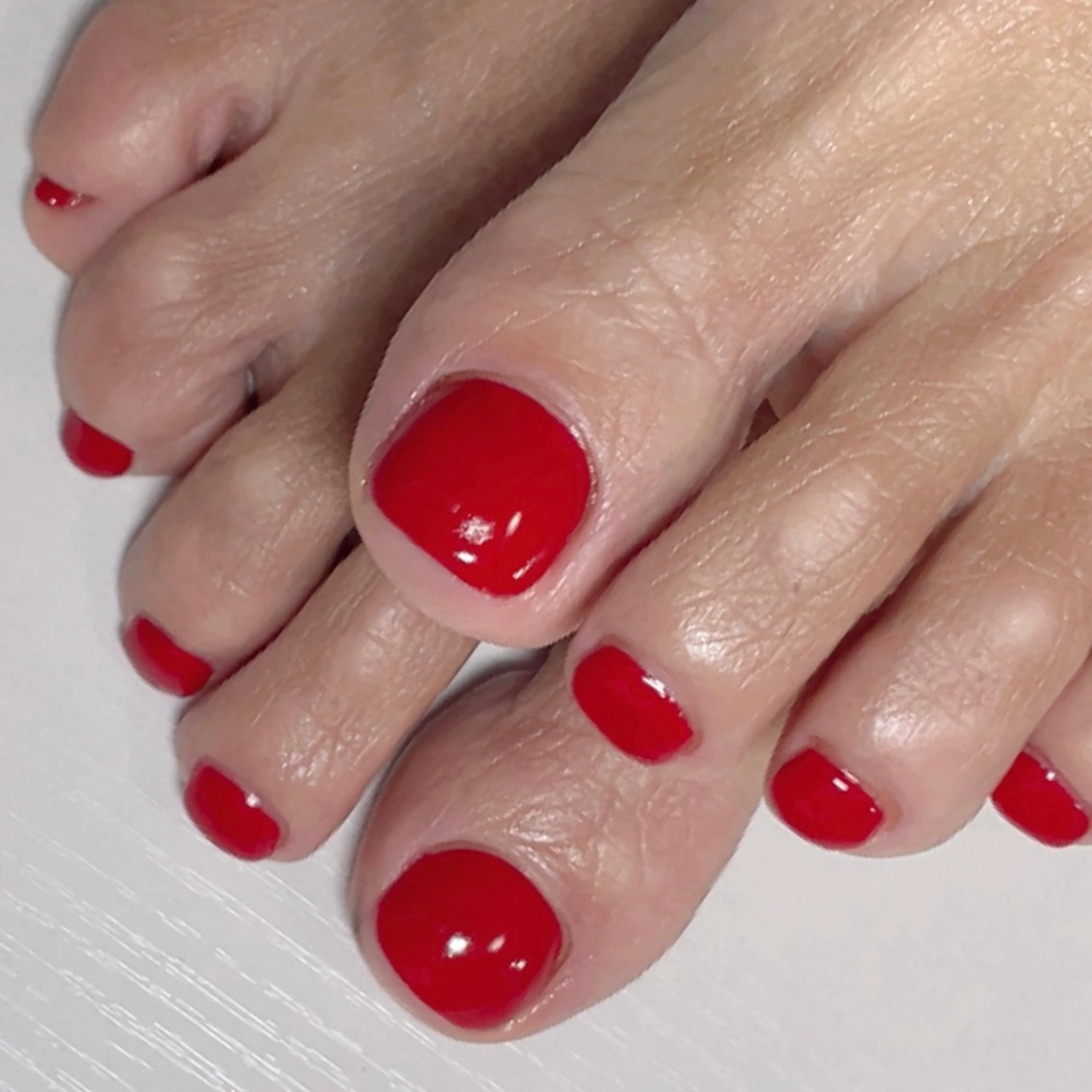 👣季節限定ジェルオフ無料！フットジェルワンカラー90分コースの写真