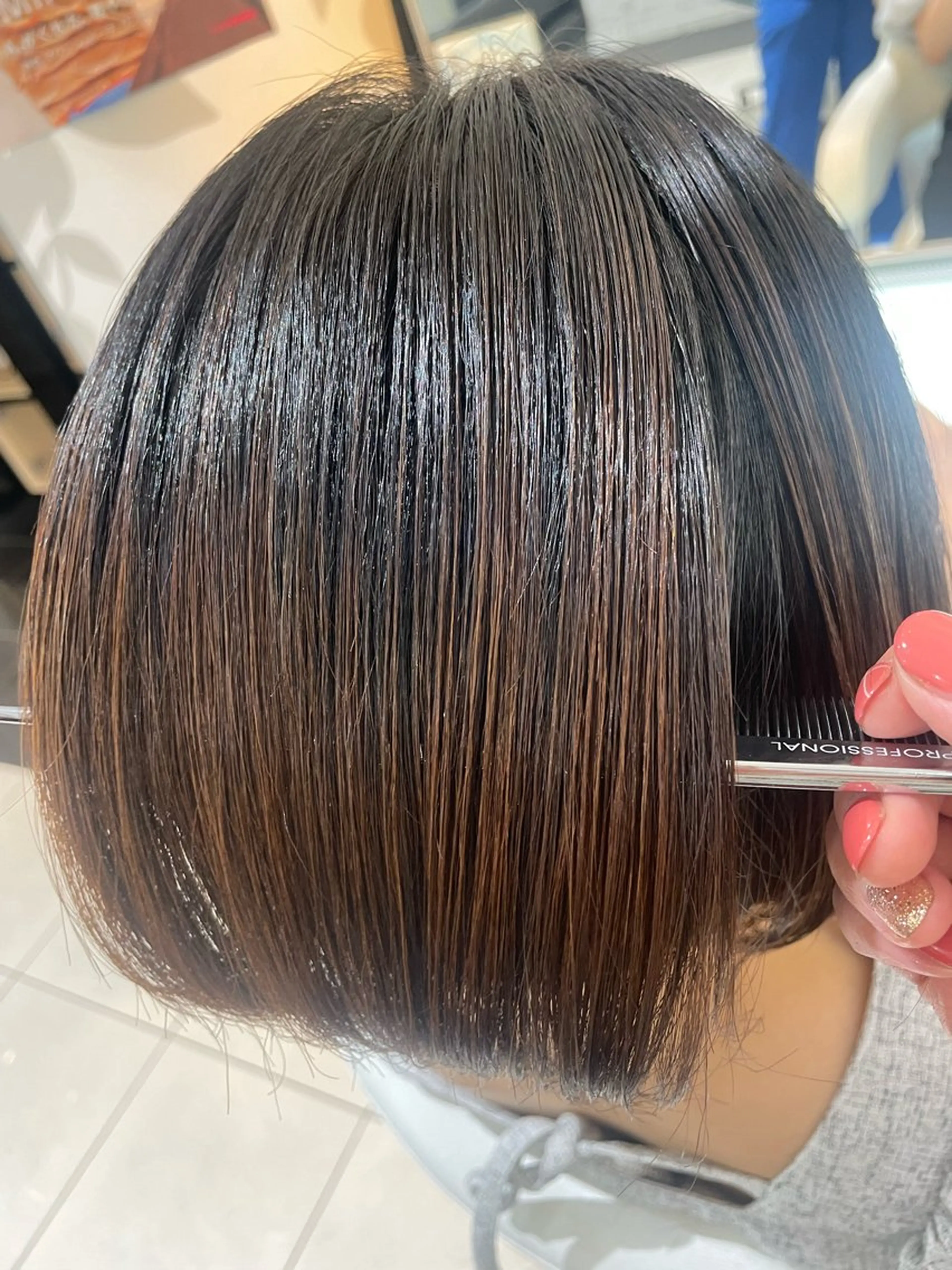 ショート 髪質改善カラー 清利あやなのヘアスタイル