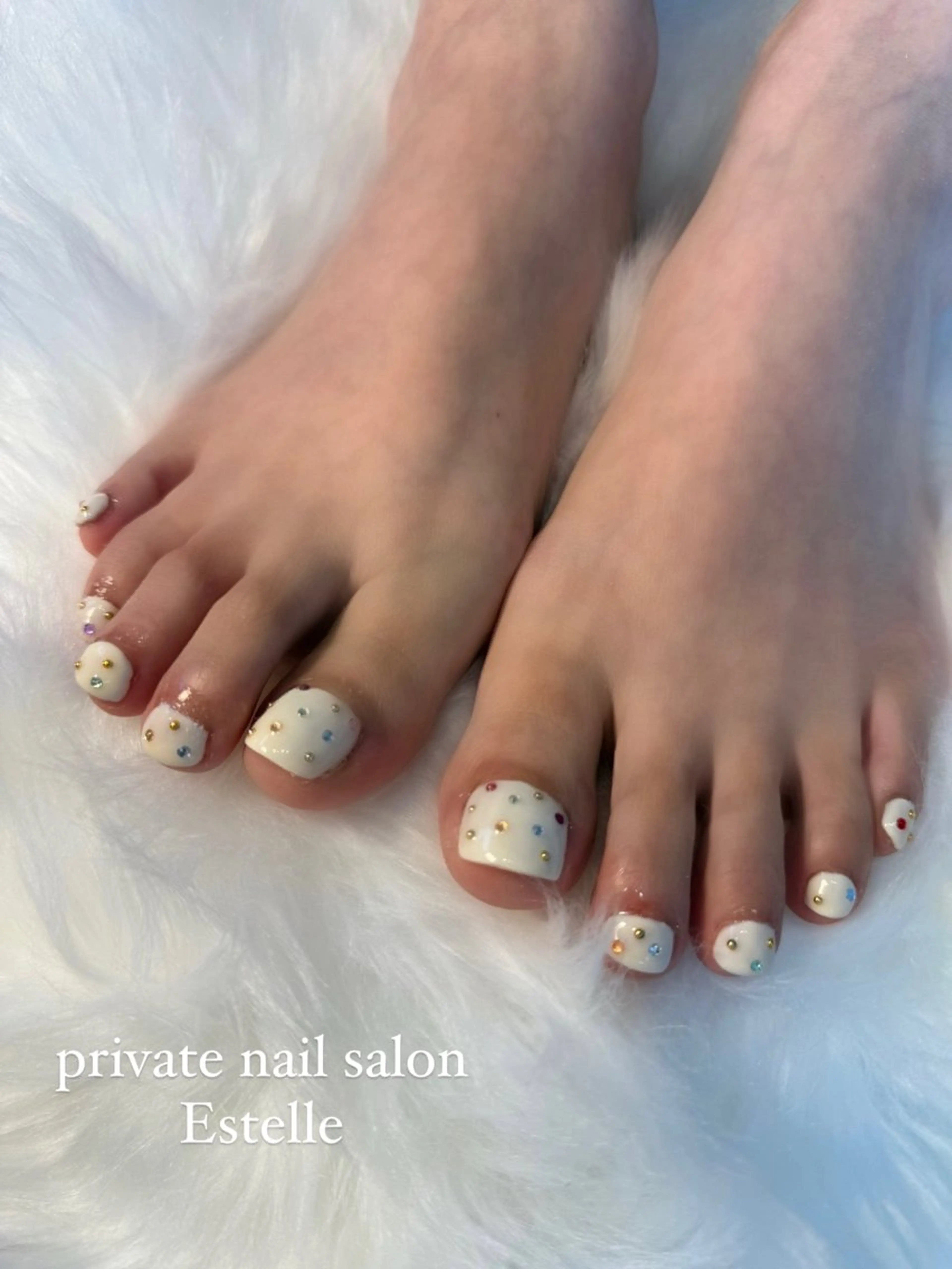 ネイル フットネイル nail salon Estelleのネイルデザイン