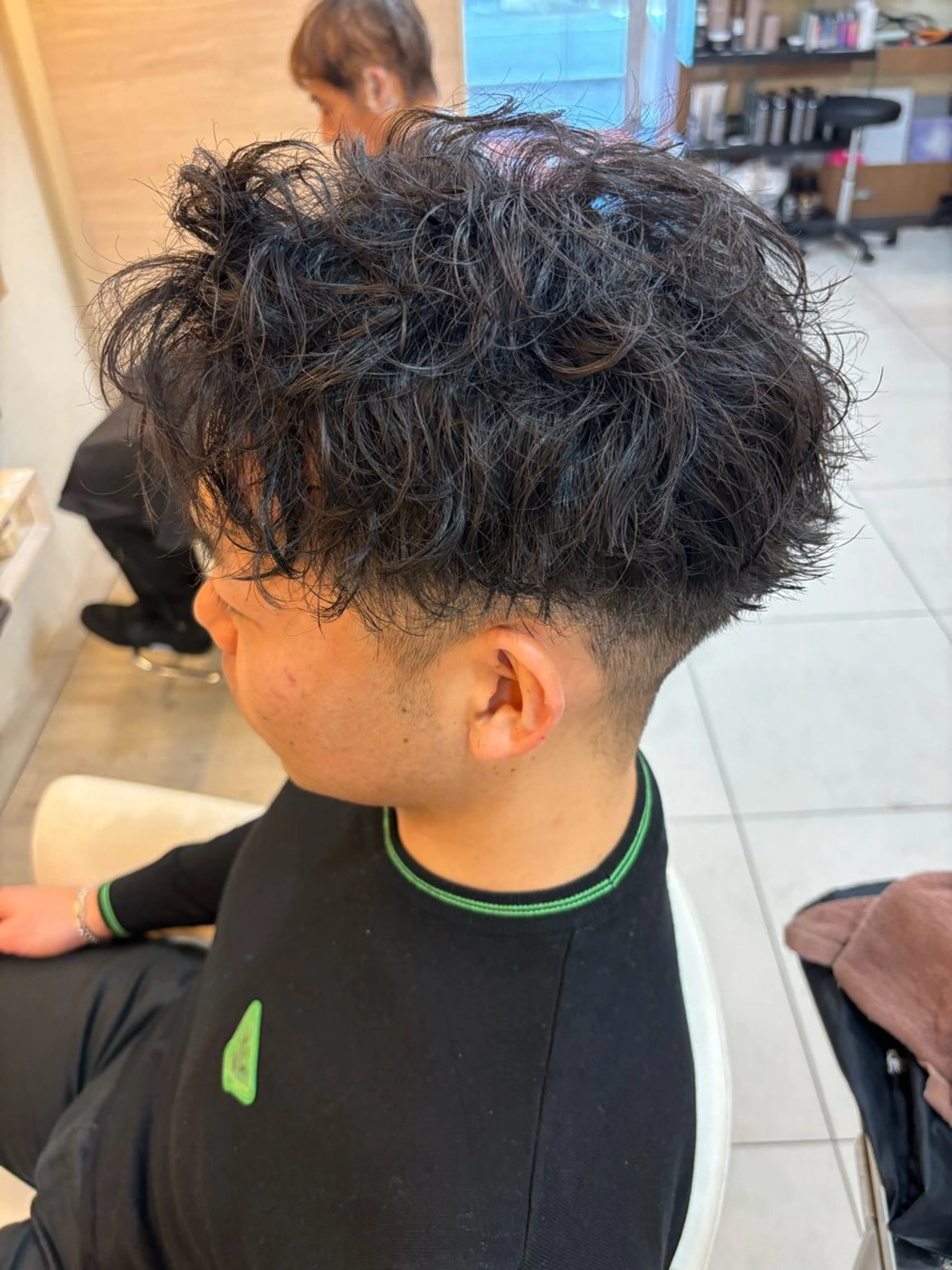 ショート カラー パーマ ヘアアレンジ メンズ キッズ 波巻きパーマ ショートヘア 🫧Selene SHOGO🫧のヘアスタイル