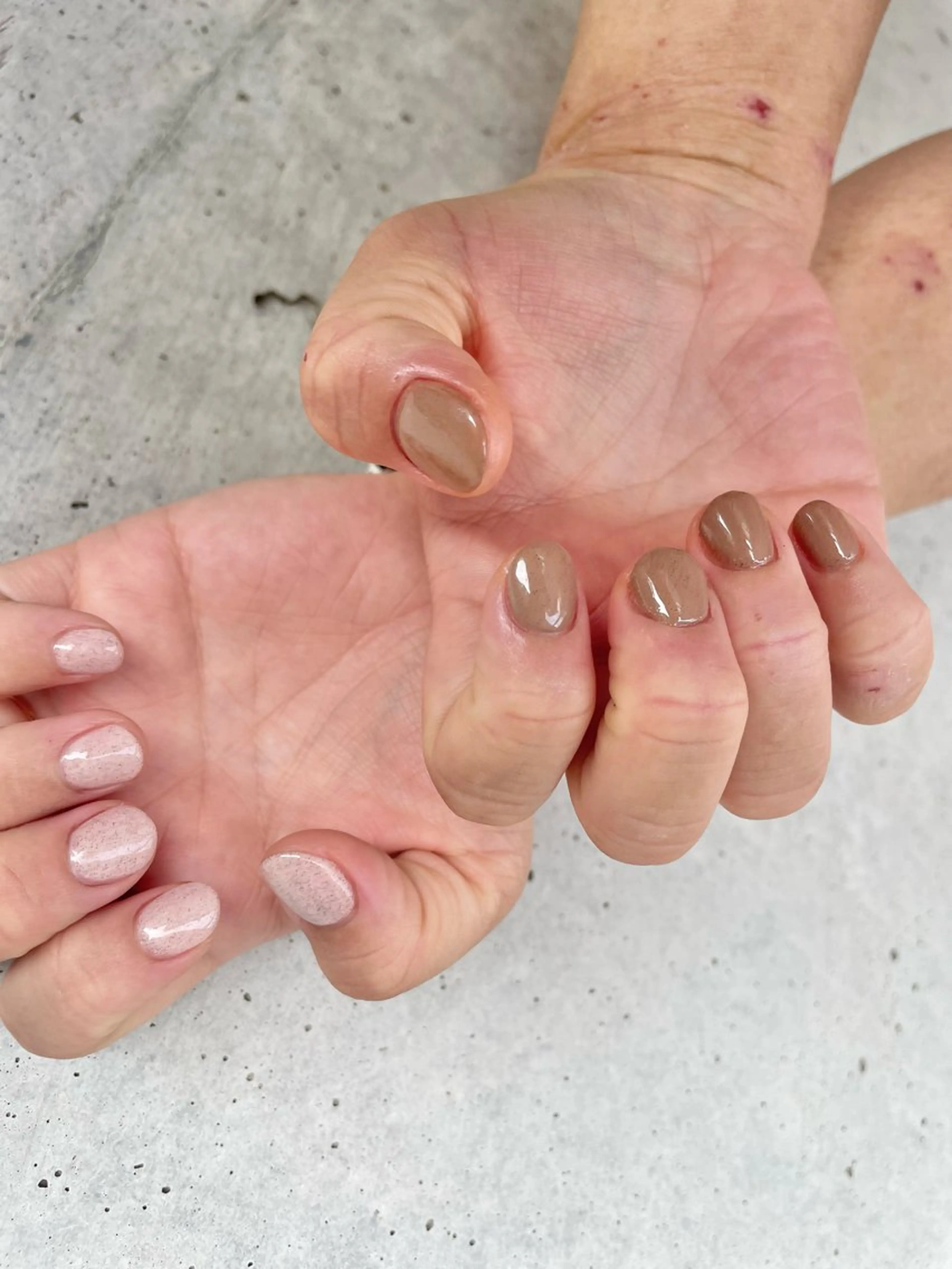 ネイル ジェルネイル グラデーション マグネットネイル ワンカラーネイル Rena-ju キャサディのネイルデザイン