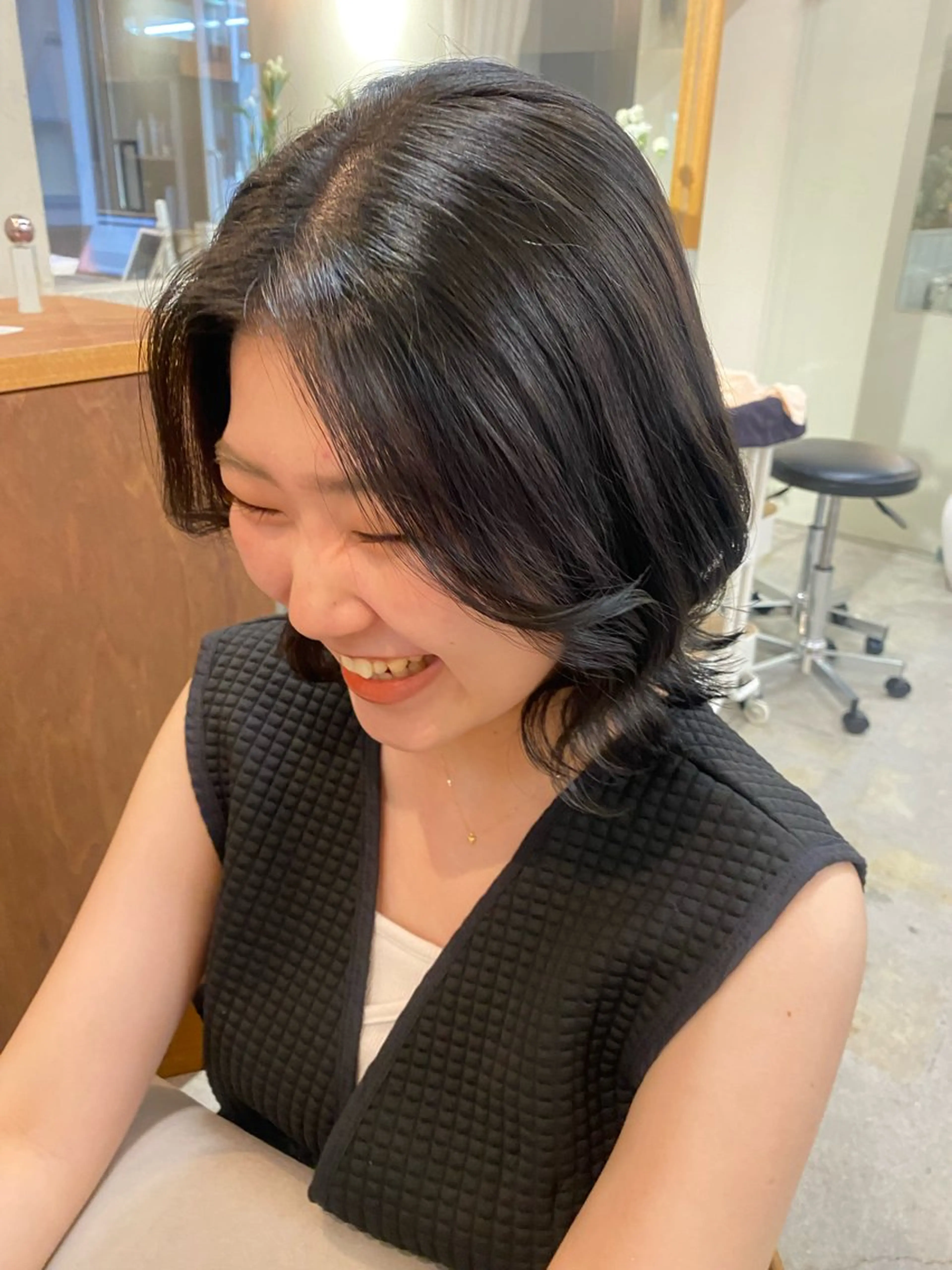 ミディアム ヘアカラー トリートメント NIKO/名古屋/ 伏見/花屋併設のヘアスタイル