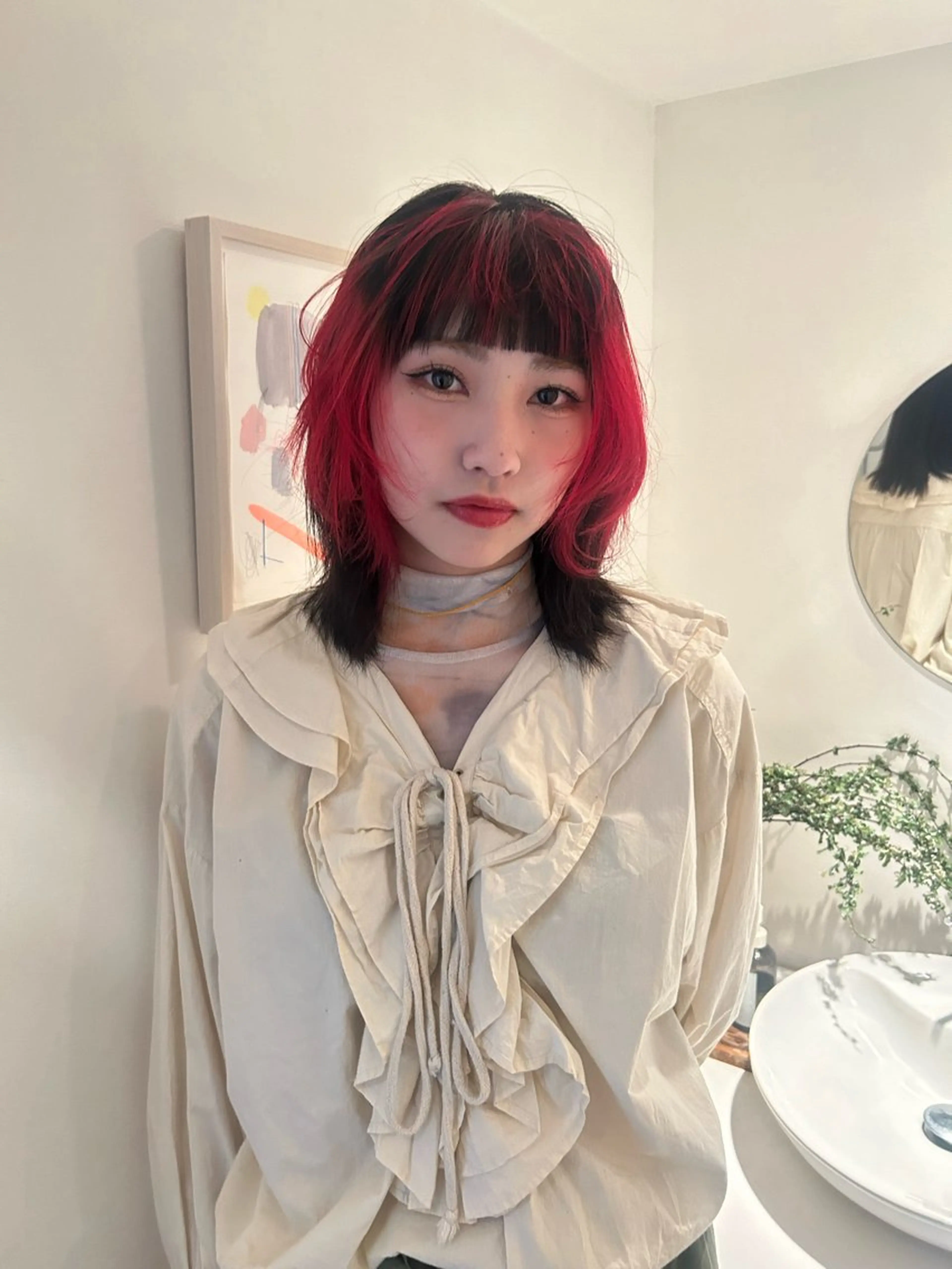 カラー VISION   aoyama所属・かがやしづ ⭐️ハイトーンのヘアスタイル