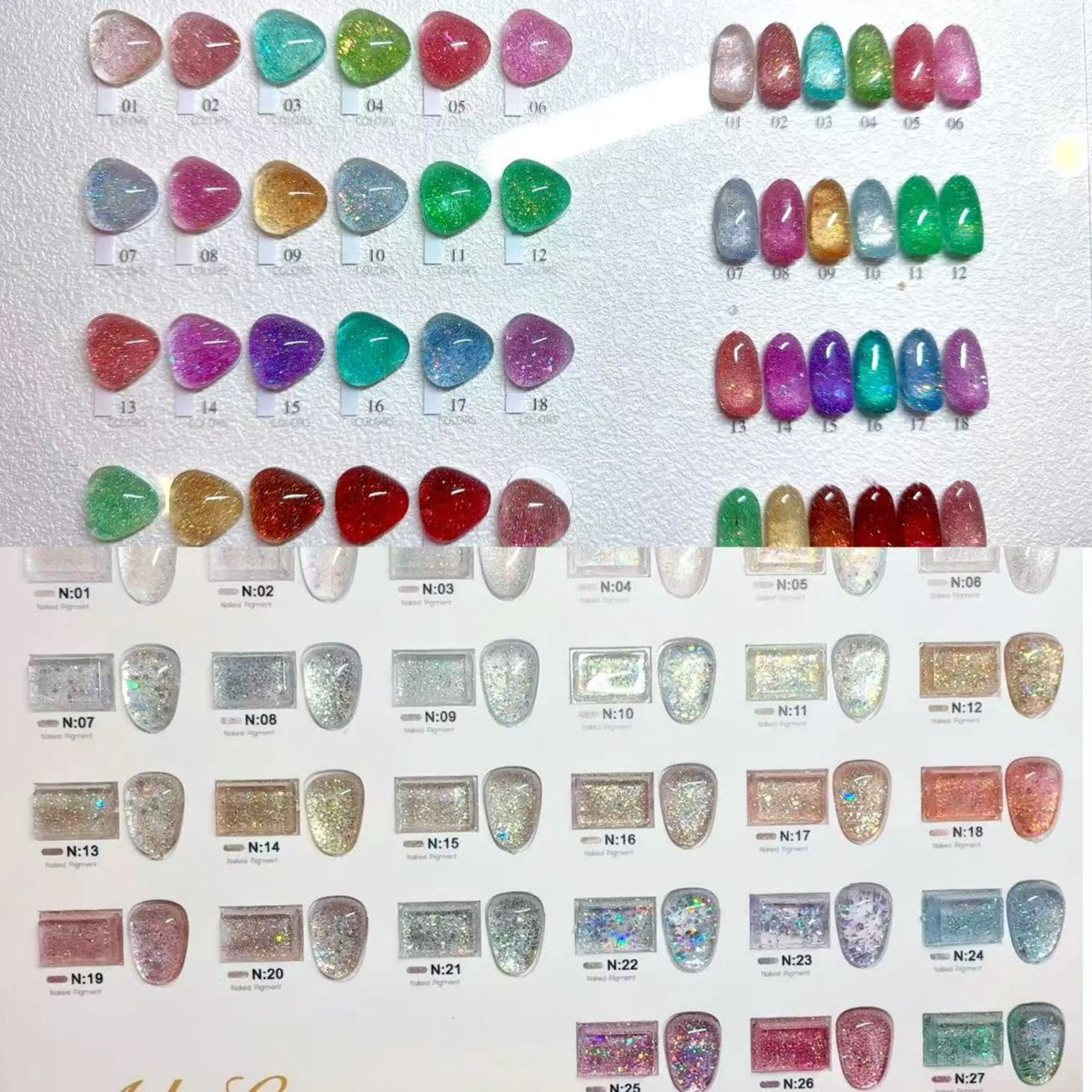 【ハンド】「キラキラ」フラッシュネイル¥5580の写真