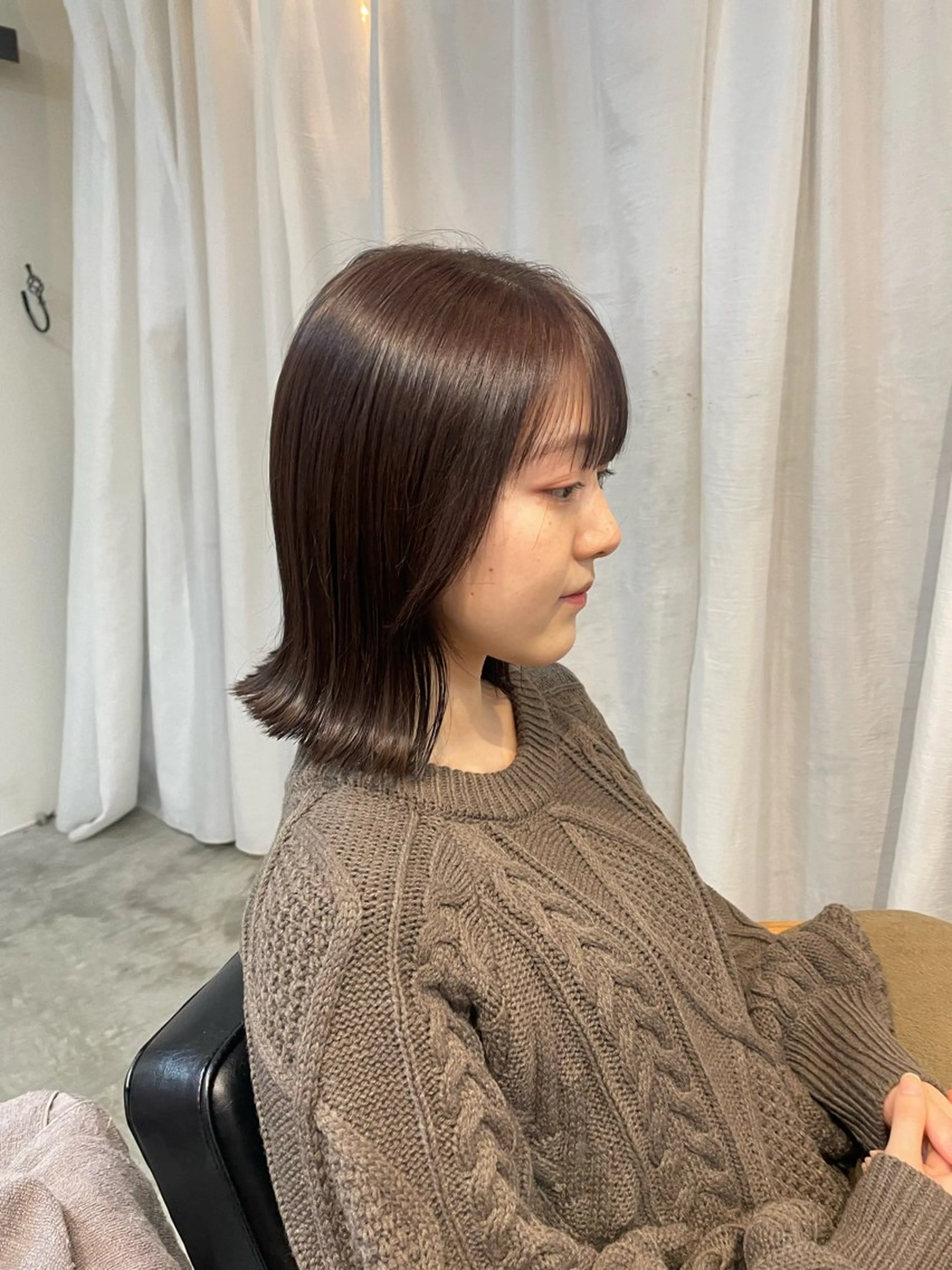 ミディアム 顔周りカット 🎀サヤカ🎀のヘアスタイル