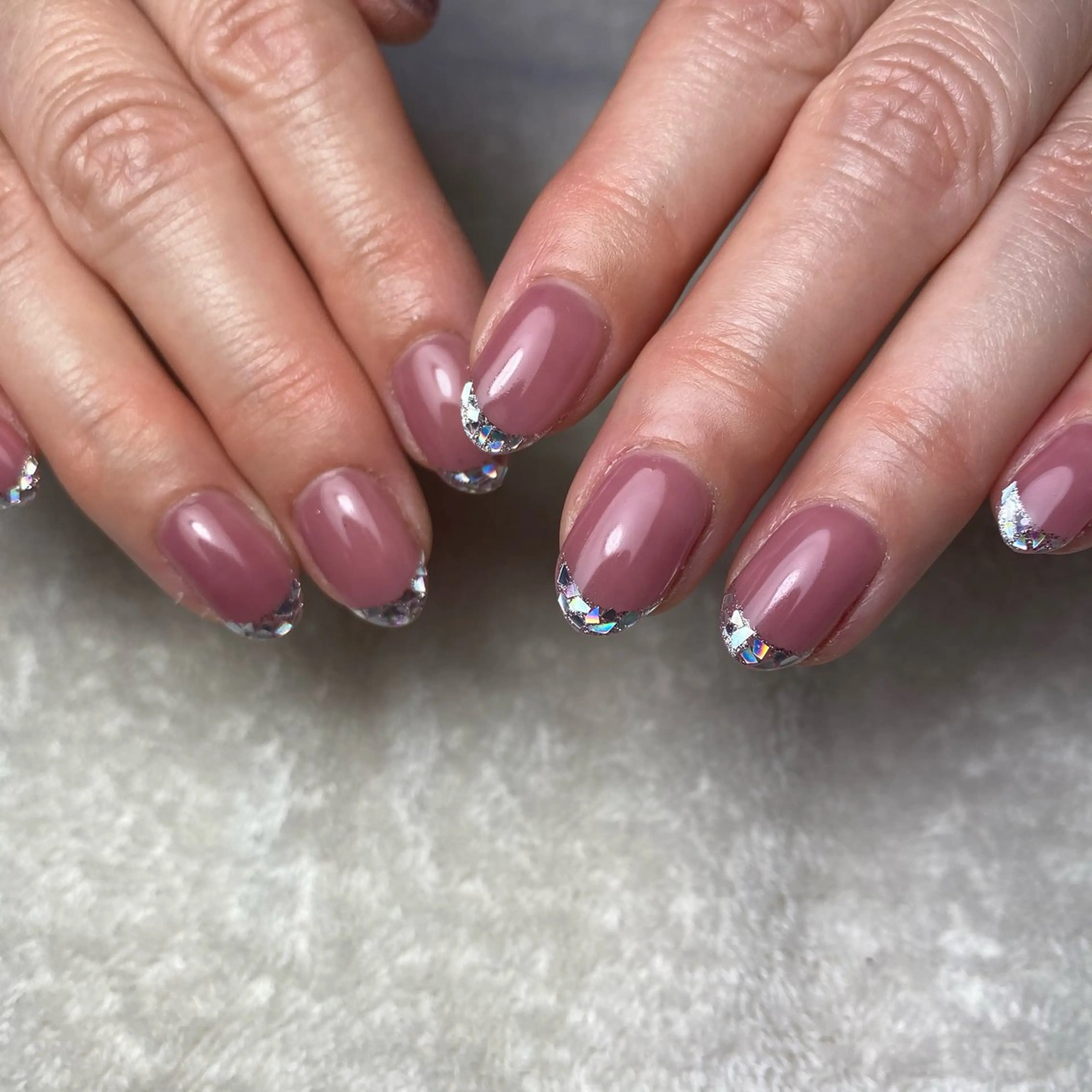 ネイル フレンチネイル ガラスフレンチ COCO+所属・COCO +のエステ・リラクイメージ