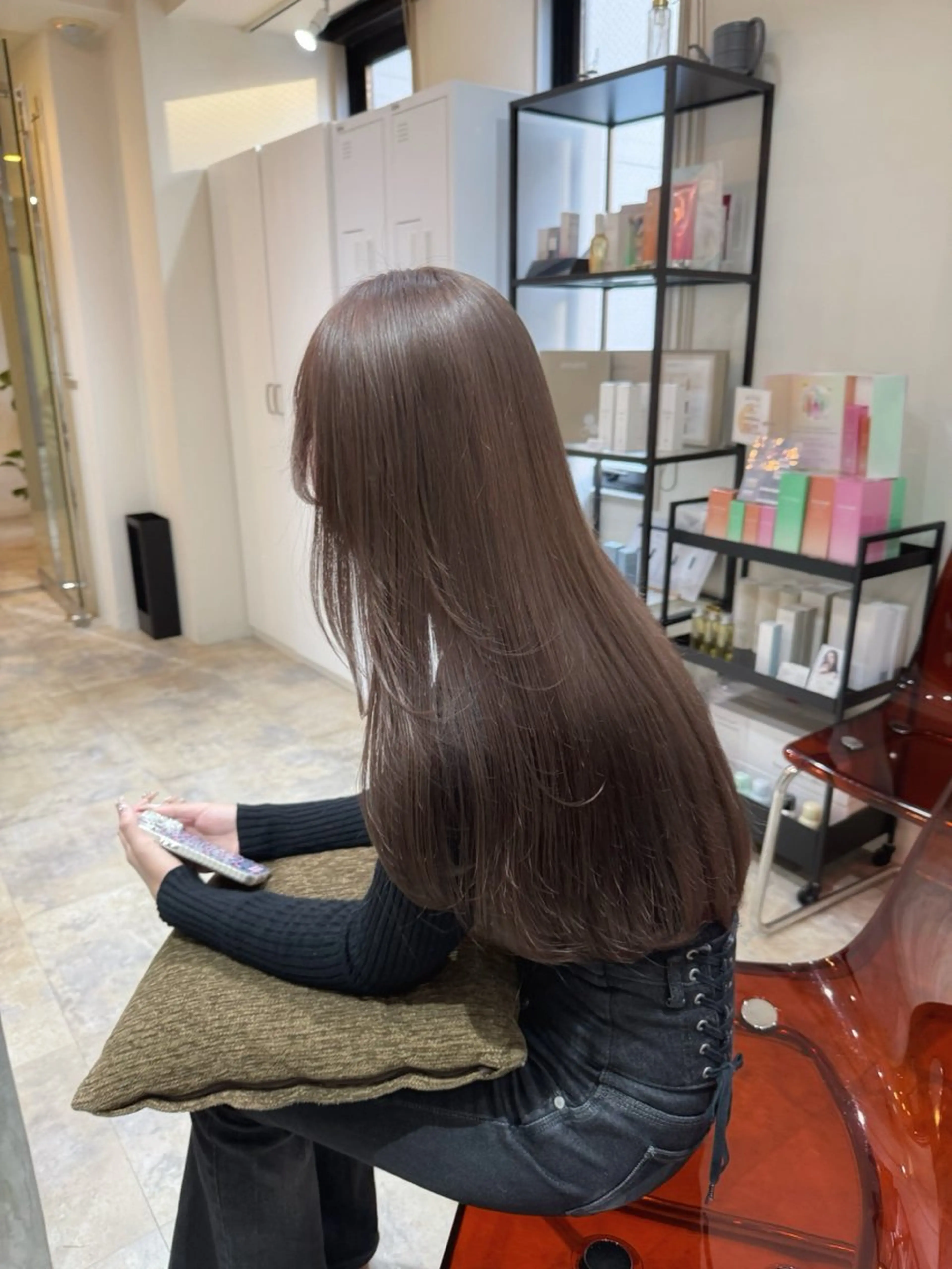 ロング AHNKISM所属・トレンド🌷 ボブ　パーマ🩰のヘアスタイル