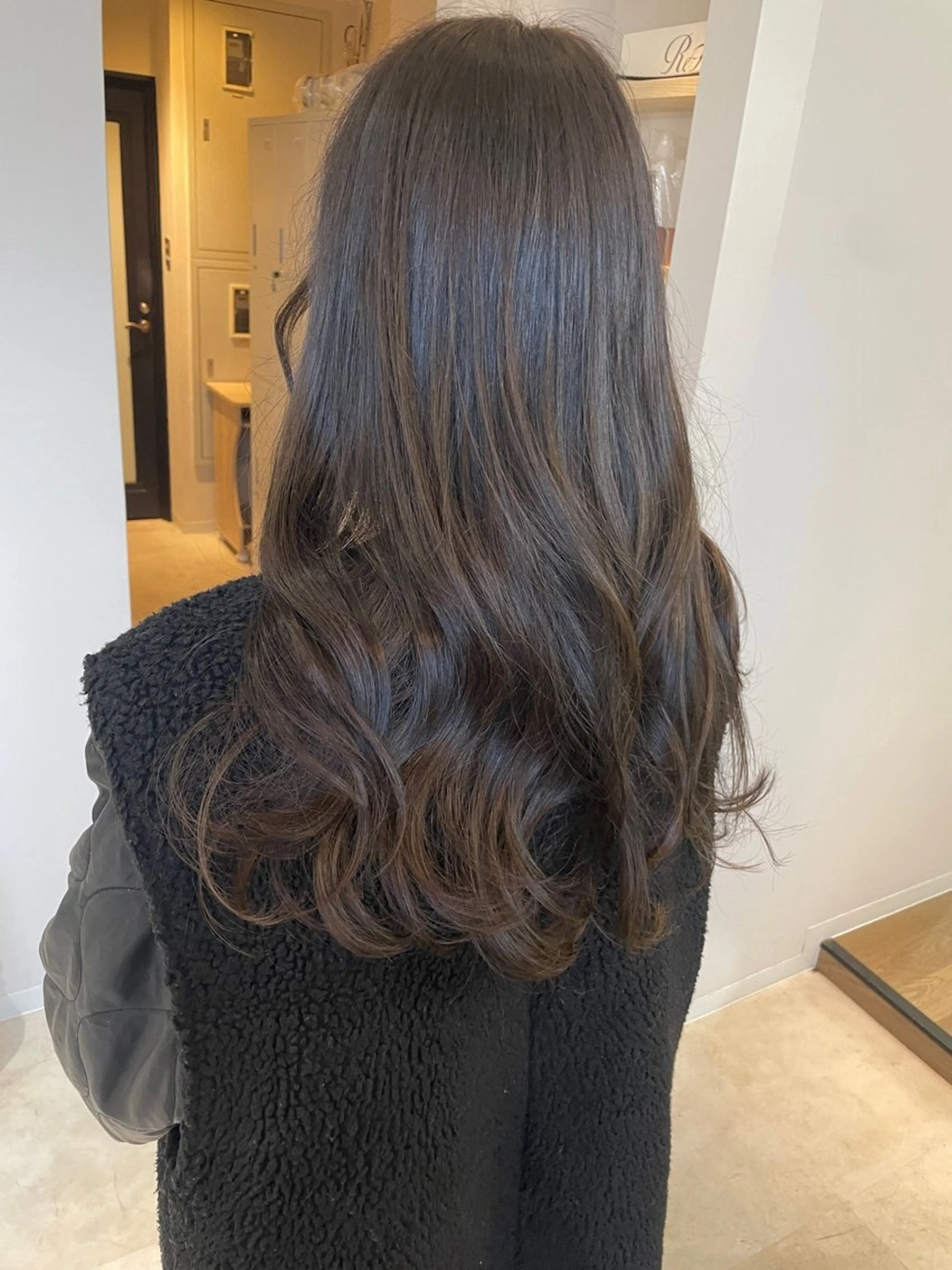 ロング カラー ブラウンカラー カット ヘアカラー トリートメント HARUKA韓国ヘア /Luana梅田のヘアスタイル