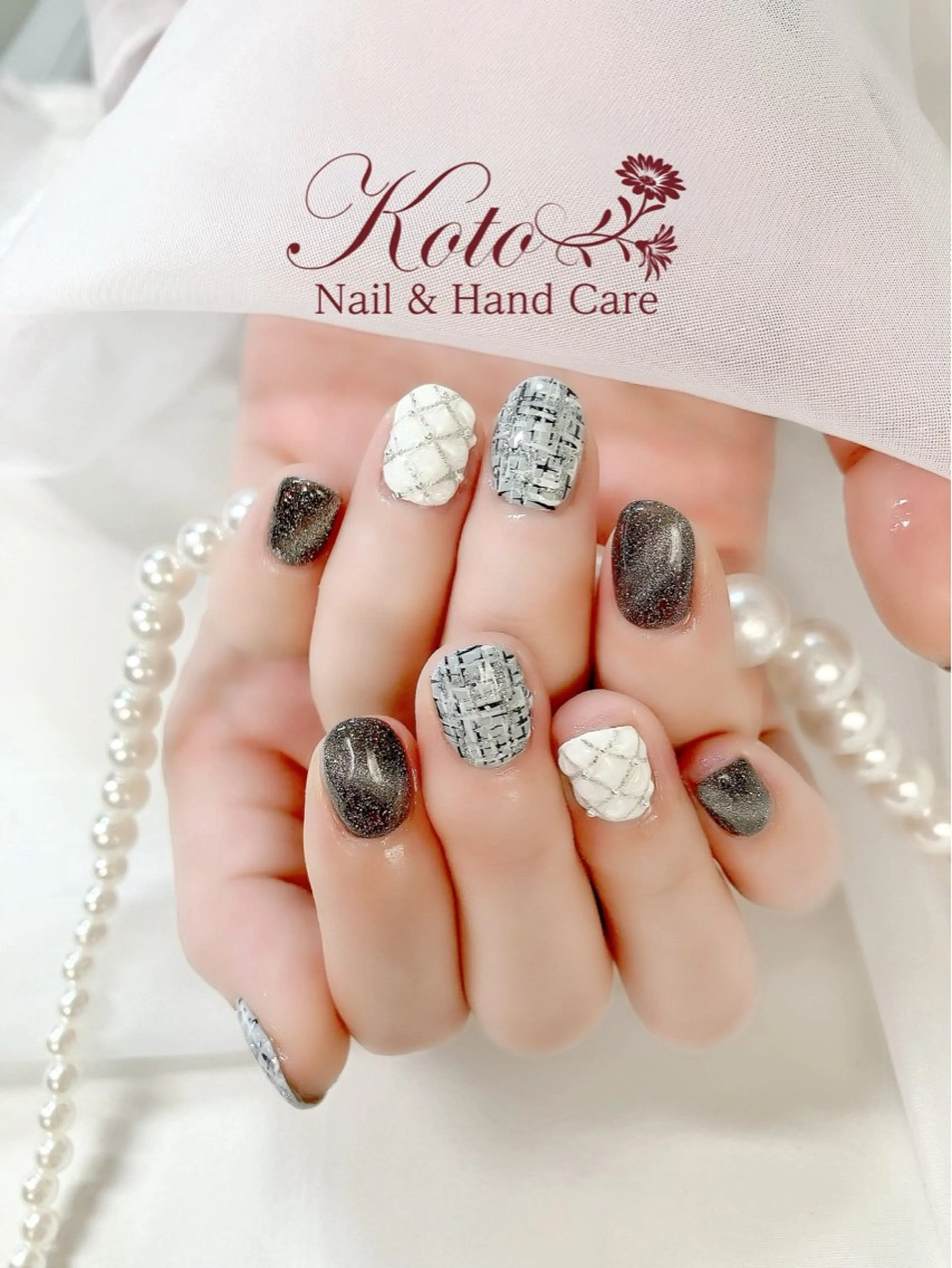 ネイル 長さ出し ジェルネイル 持ち込み ニュアンスネイル 赤色 ハンドネイル Nail Salon KOTOのネイルデザイン