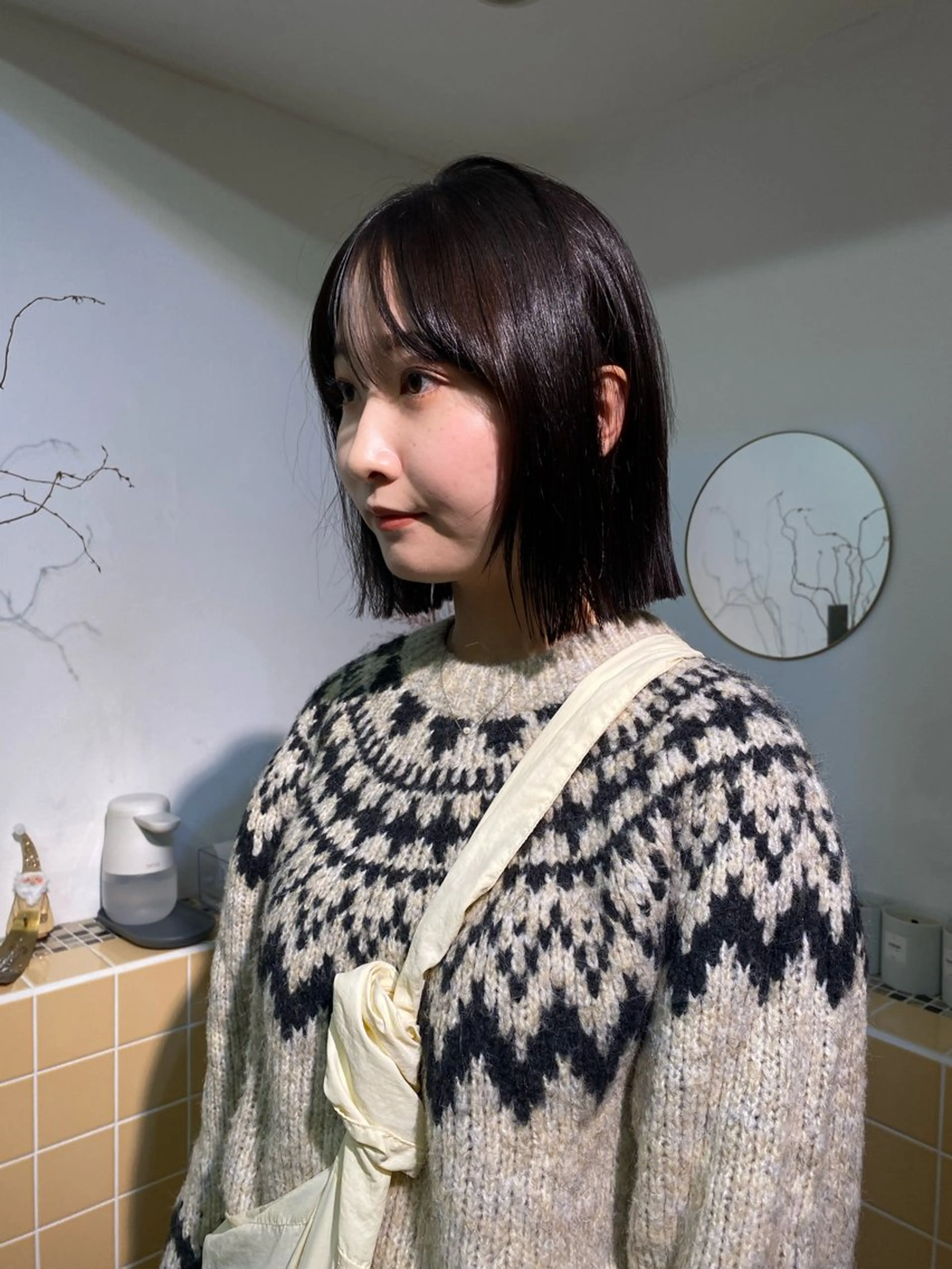 ミディアム カット iroha/ n.w.h🎀のヘアスタイル