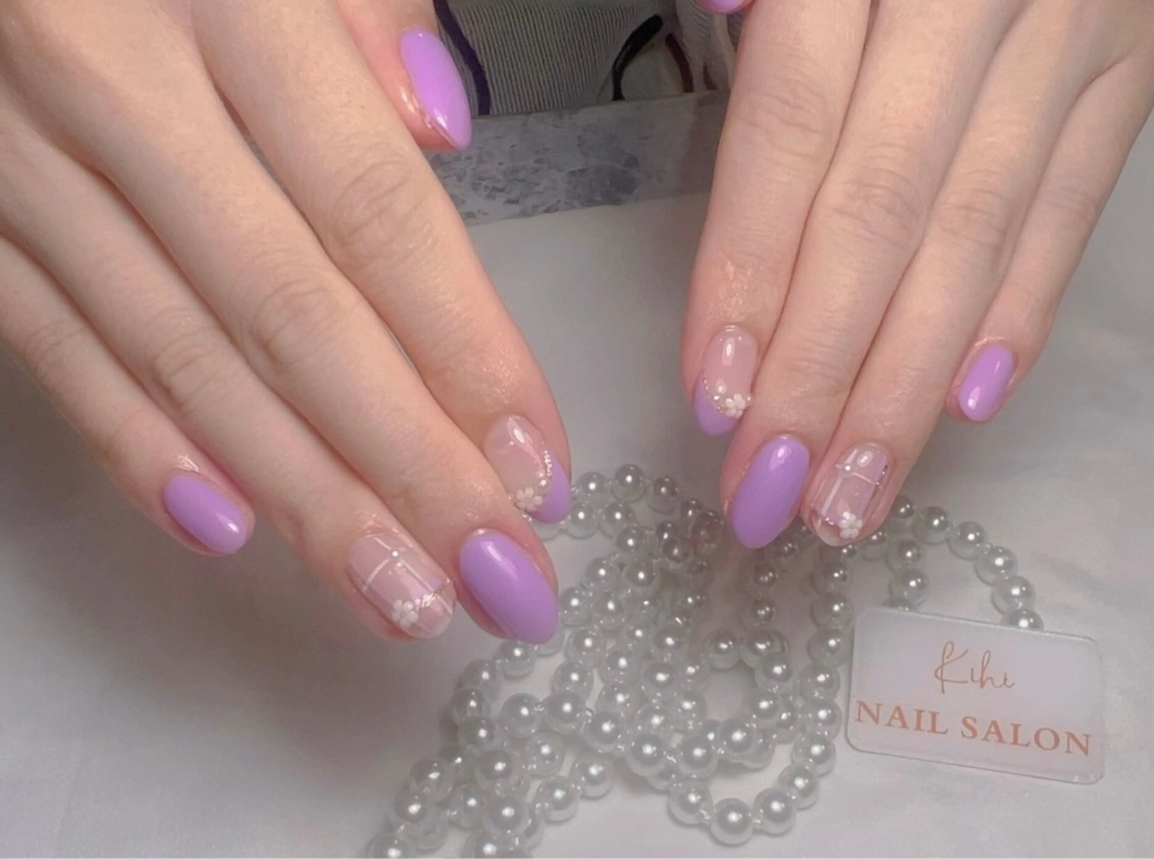 ネイル アートネイル フレンチネイル ジェルネイル グラデーション 韓国ネイル 村中 ハナのネイルデザイン