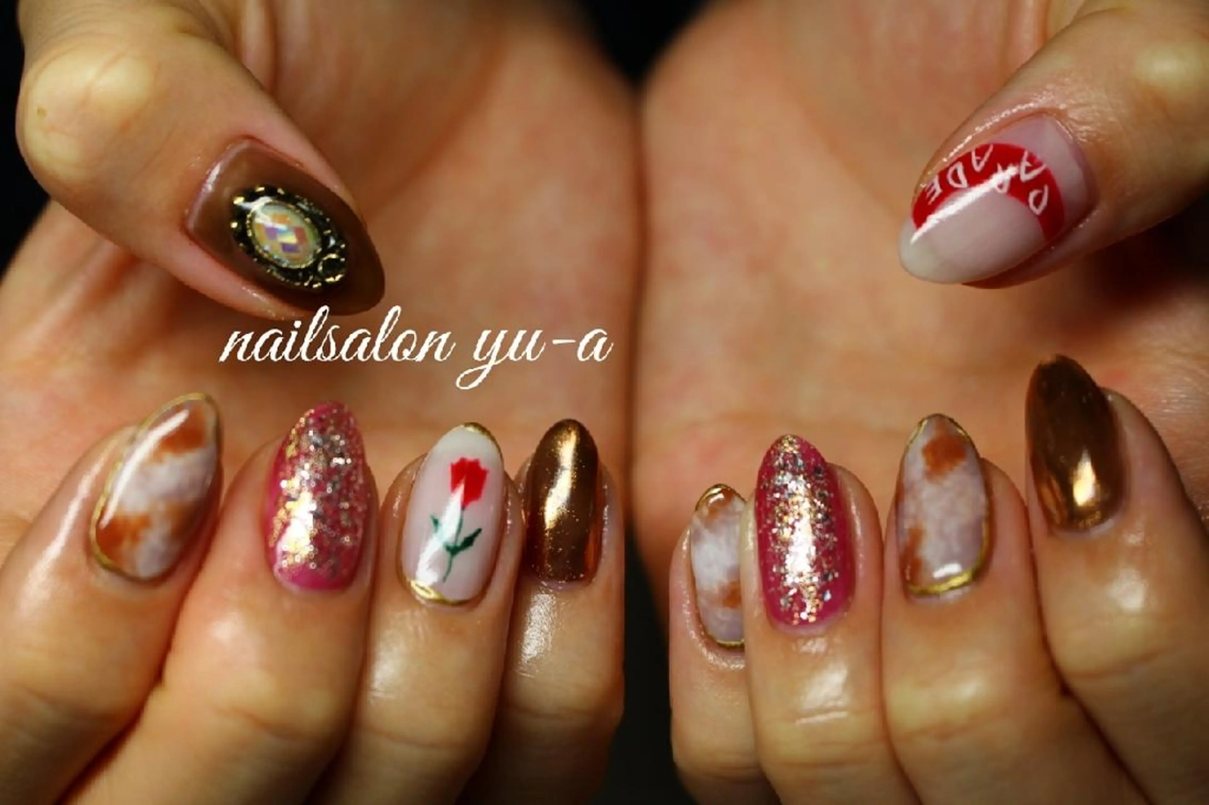 ネイル ハンドネイル yu-a☆  ネイル ＆ホワイトニングのネイルデザイン