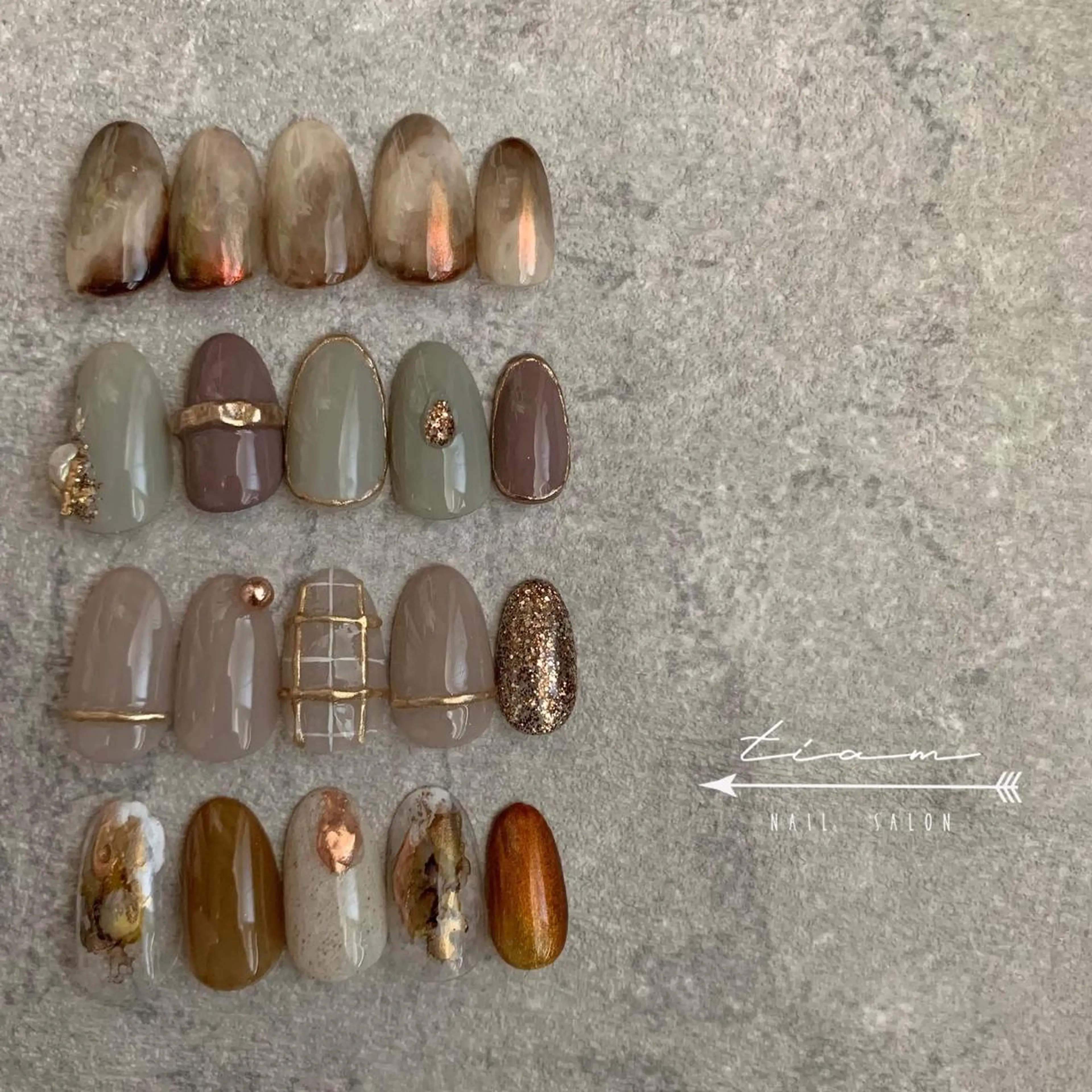 ネイル 𝑡𝑖𝑎𝑚𓂃 きむらゆきののネイルデザイン