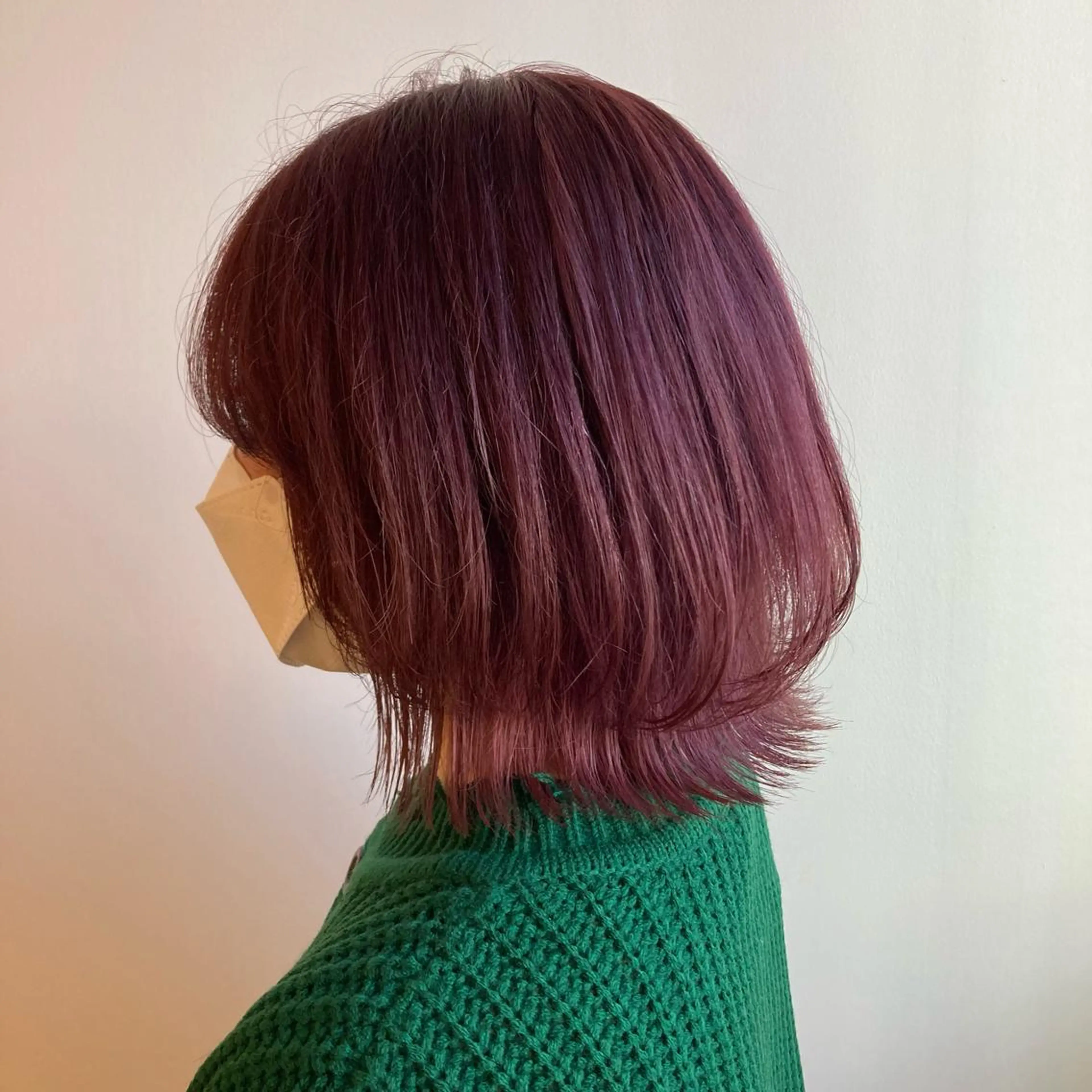 ショート カラー ブリーチ レッドカラー 尾籠 美幸 （オゴモリ ミユキ）のヘアスタイル