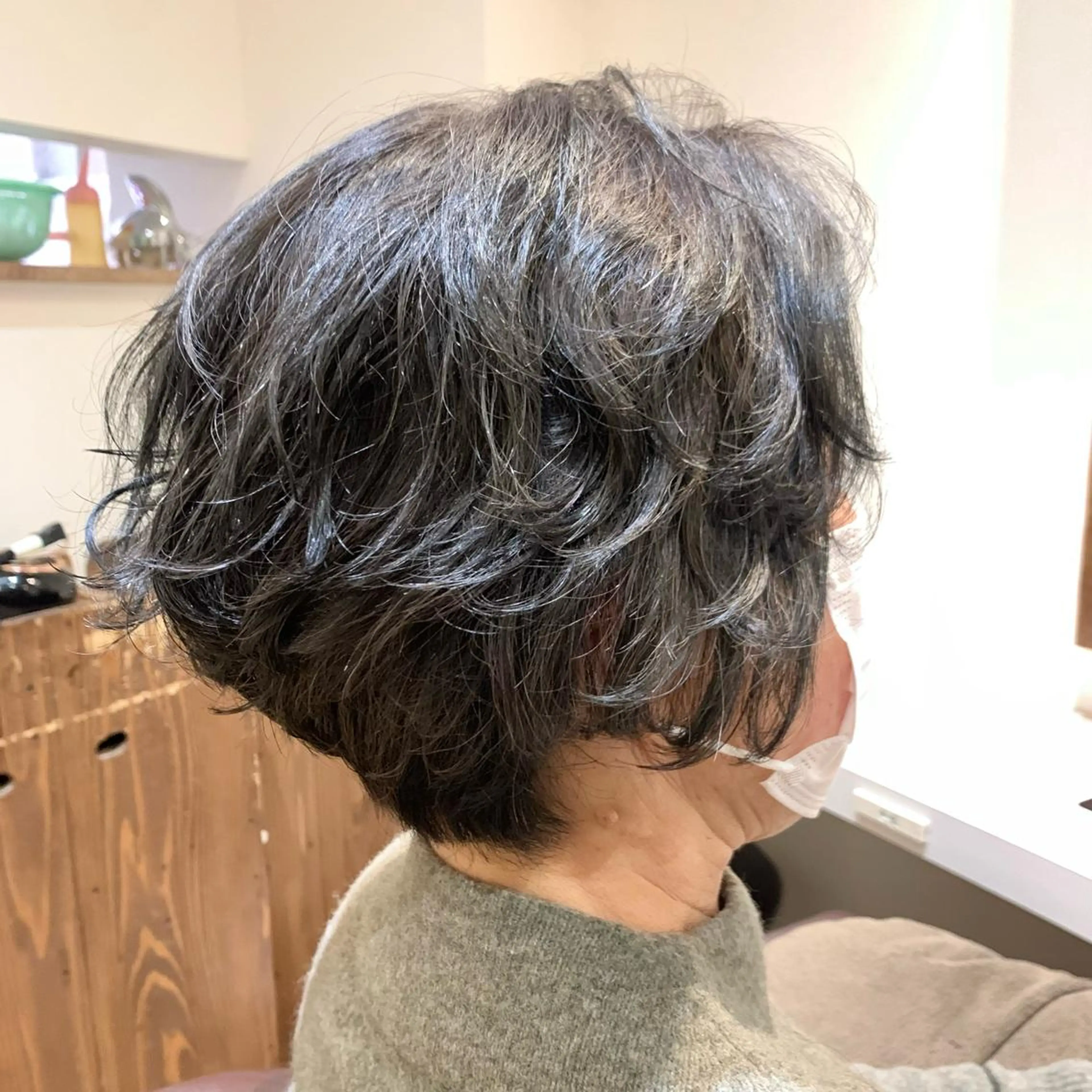 ショート パーマ ショートヘア カット パーマ ショート×カラー 🦊堀米早紀【荻窪】のヘアスタイル