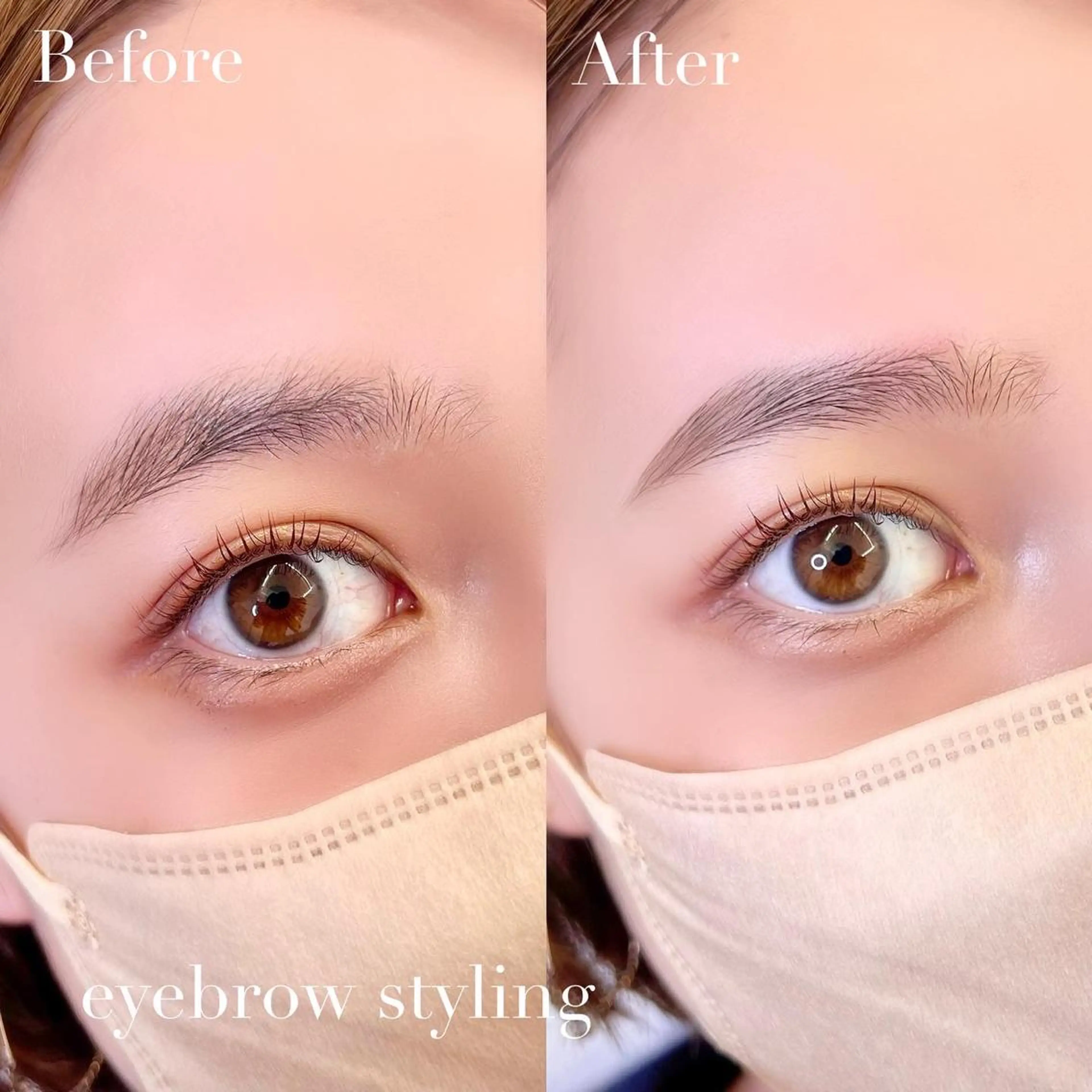ハリウッドブロウリフト（眉パーマ/眉WAX/毛量調整/眉メイク）の写真