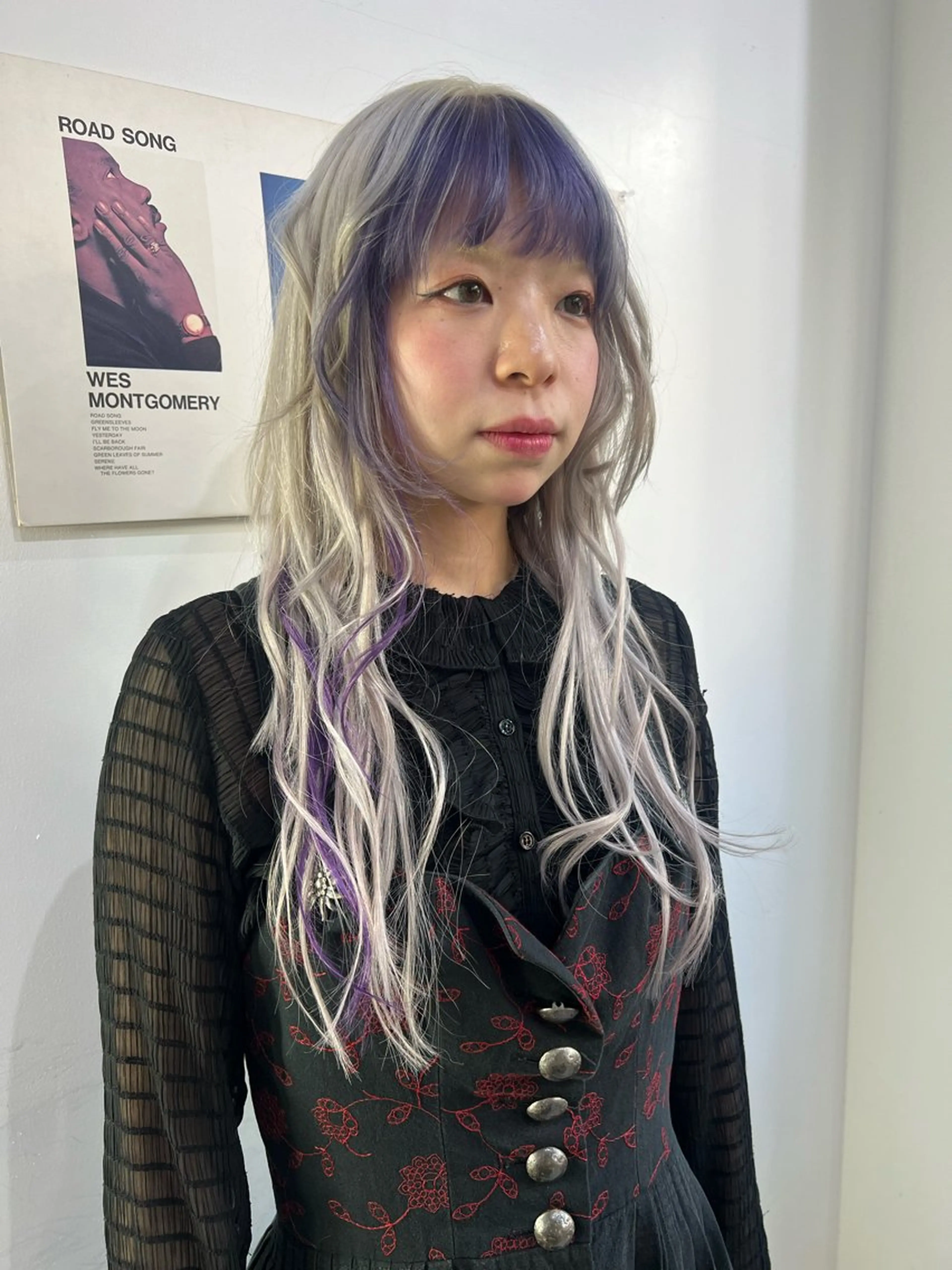 ロング カット ヘアカラー エクステ 💥ウルフカット デザインあんな💥のヘアスタイル