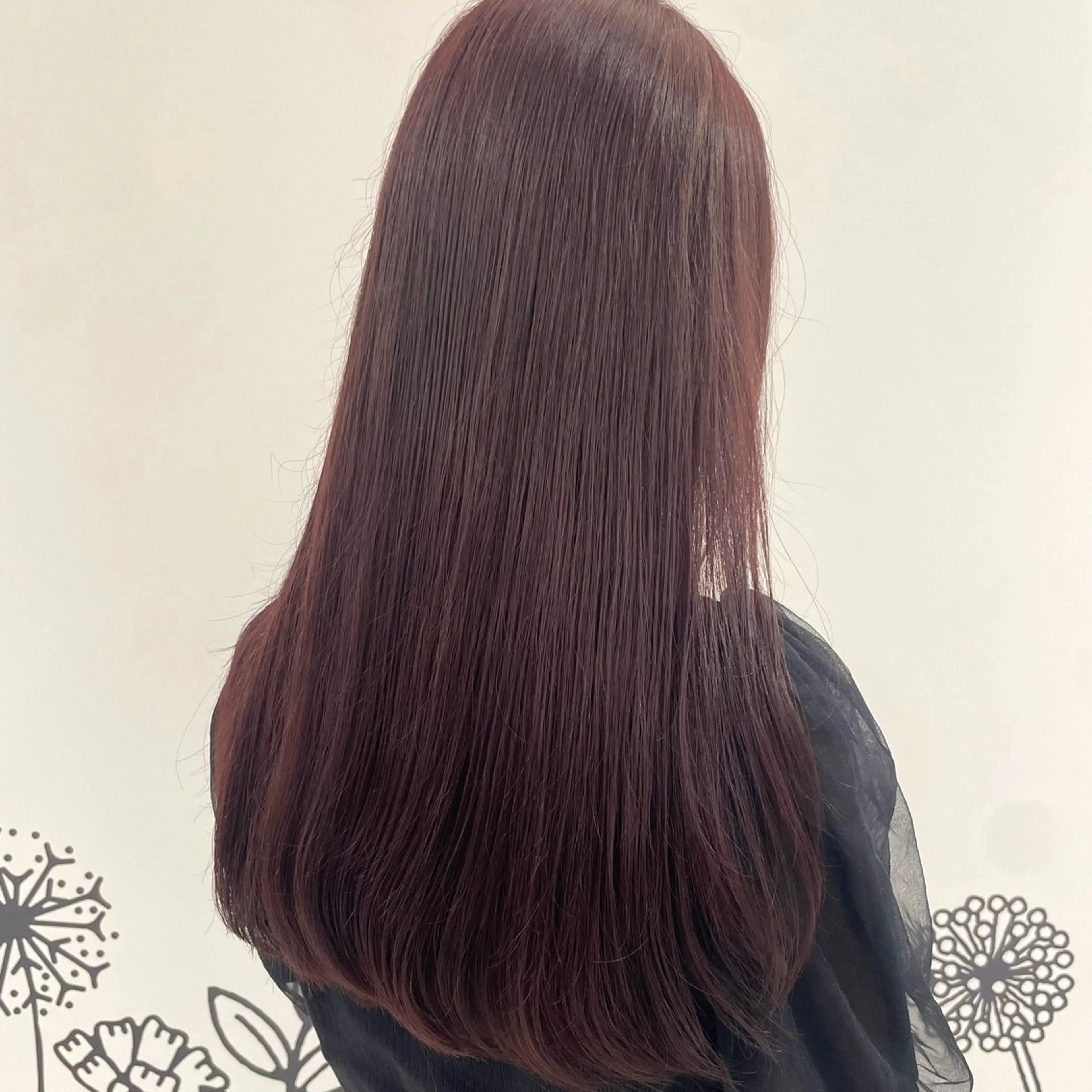 ロング カラー ピンクカラー ヘアカラー 🏳️‍⚧️艶カラー /アレンジ🎀くるみのヘアスタイル