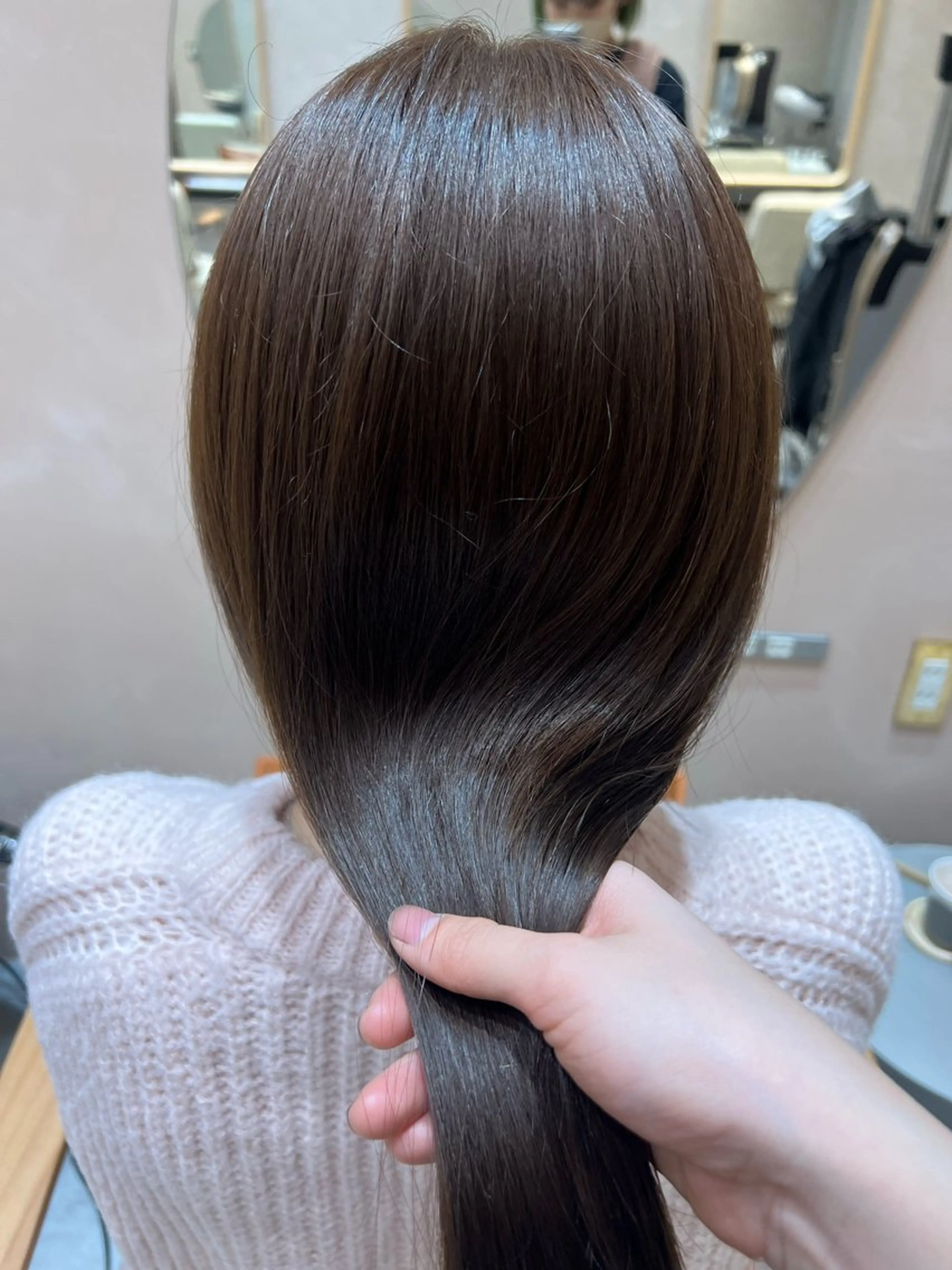 ロング カラー ベージュカラー ブリーチ ダブルカラー ブリーチなしカラー 透明感/ダブルカラー /kazui🐈のヘアスタイル