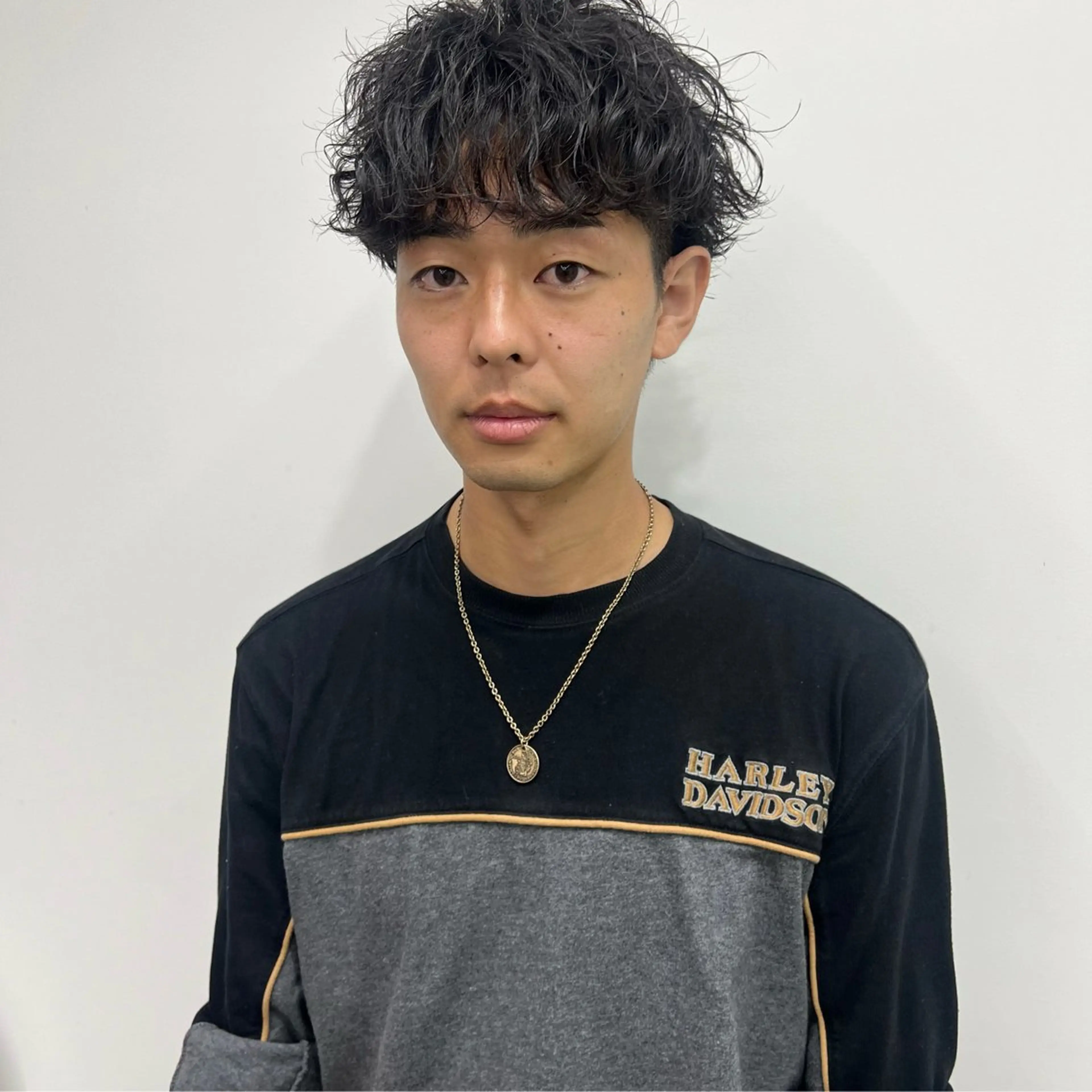 メンズカット+パーマの写真