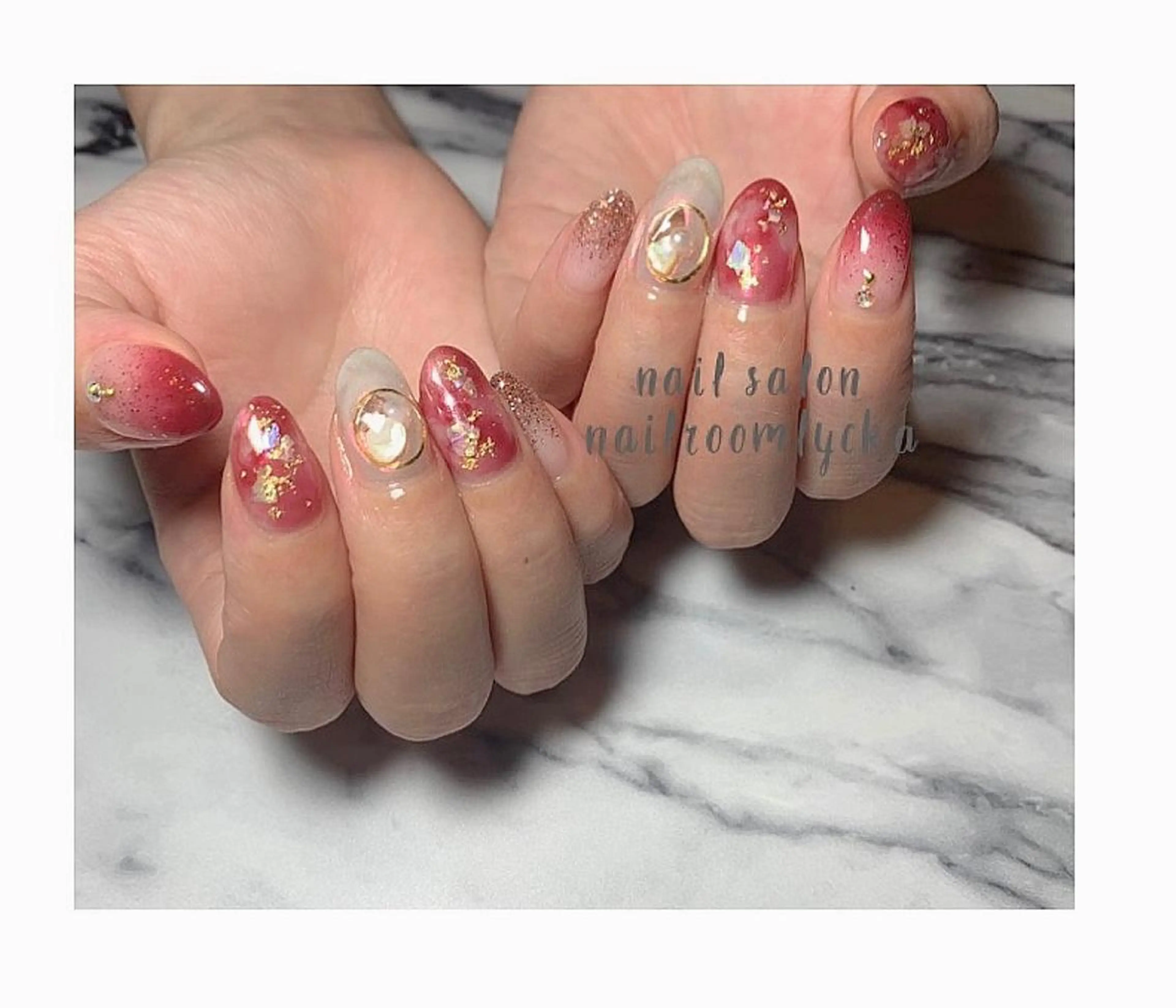 ネイル ﾈｲﾙﾙｰﾑﾘｯｶ 𝐦𝐚𝐲𝐮のネイルデザイン