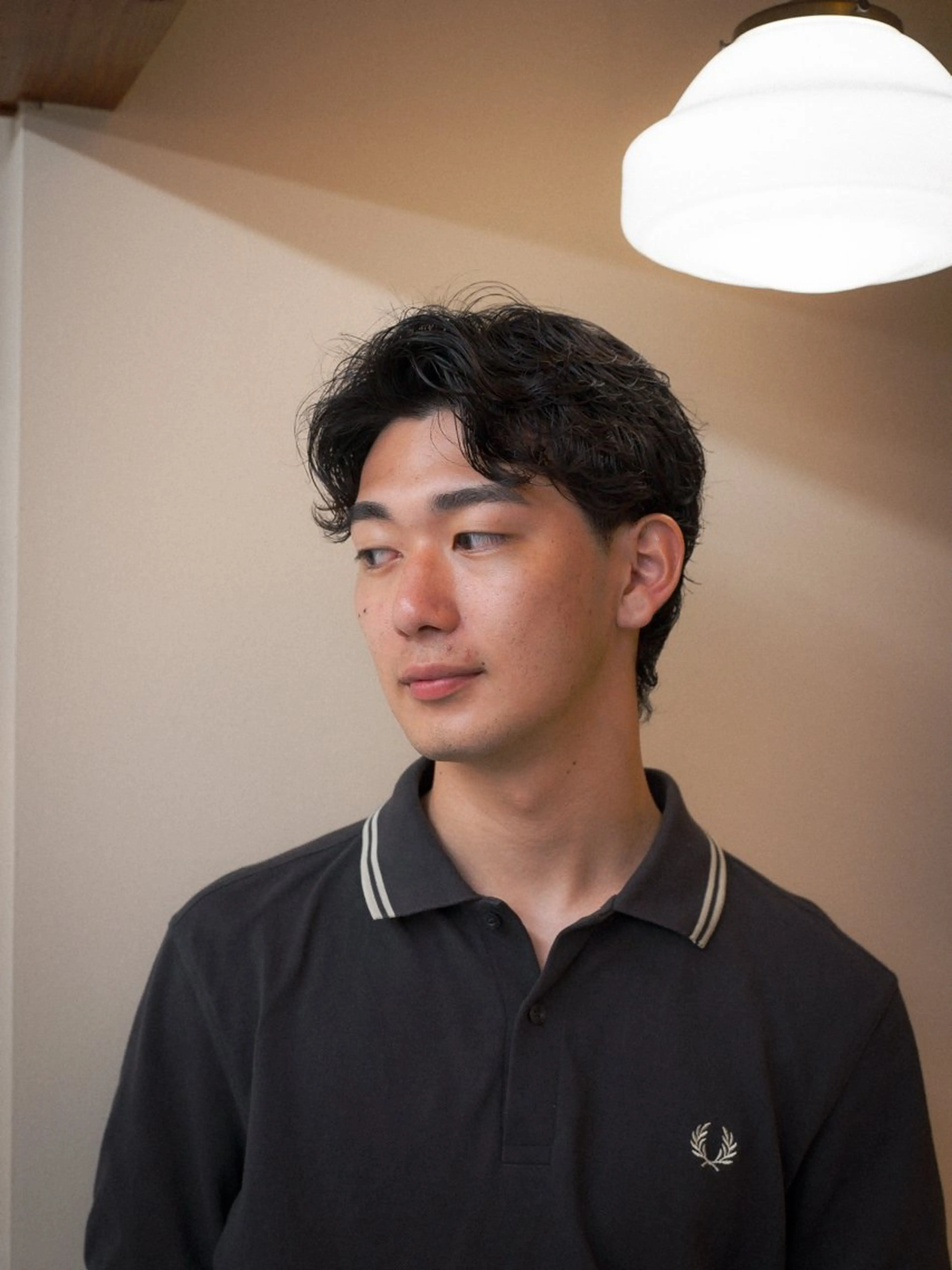 ショート カラー パーマ メンズ メンズパーマ 伸ばしかけ カット パーマ 🔗メンズサロン🔗 Kieのヘアスタイル