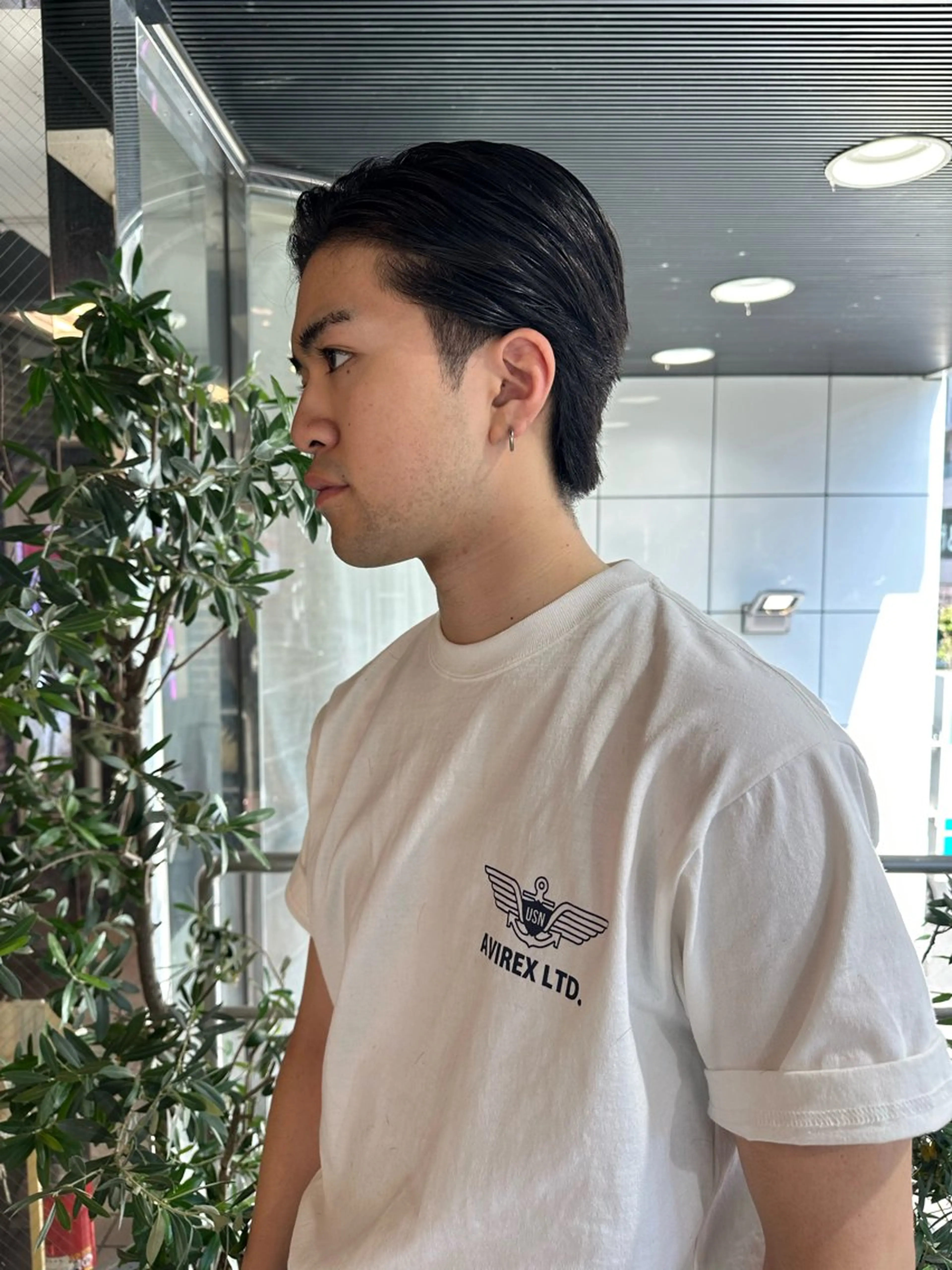 ショート メンズ Rei/ 縮毛矯正/ ハイライトカラー募集のヘアスタイル