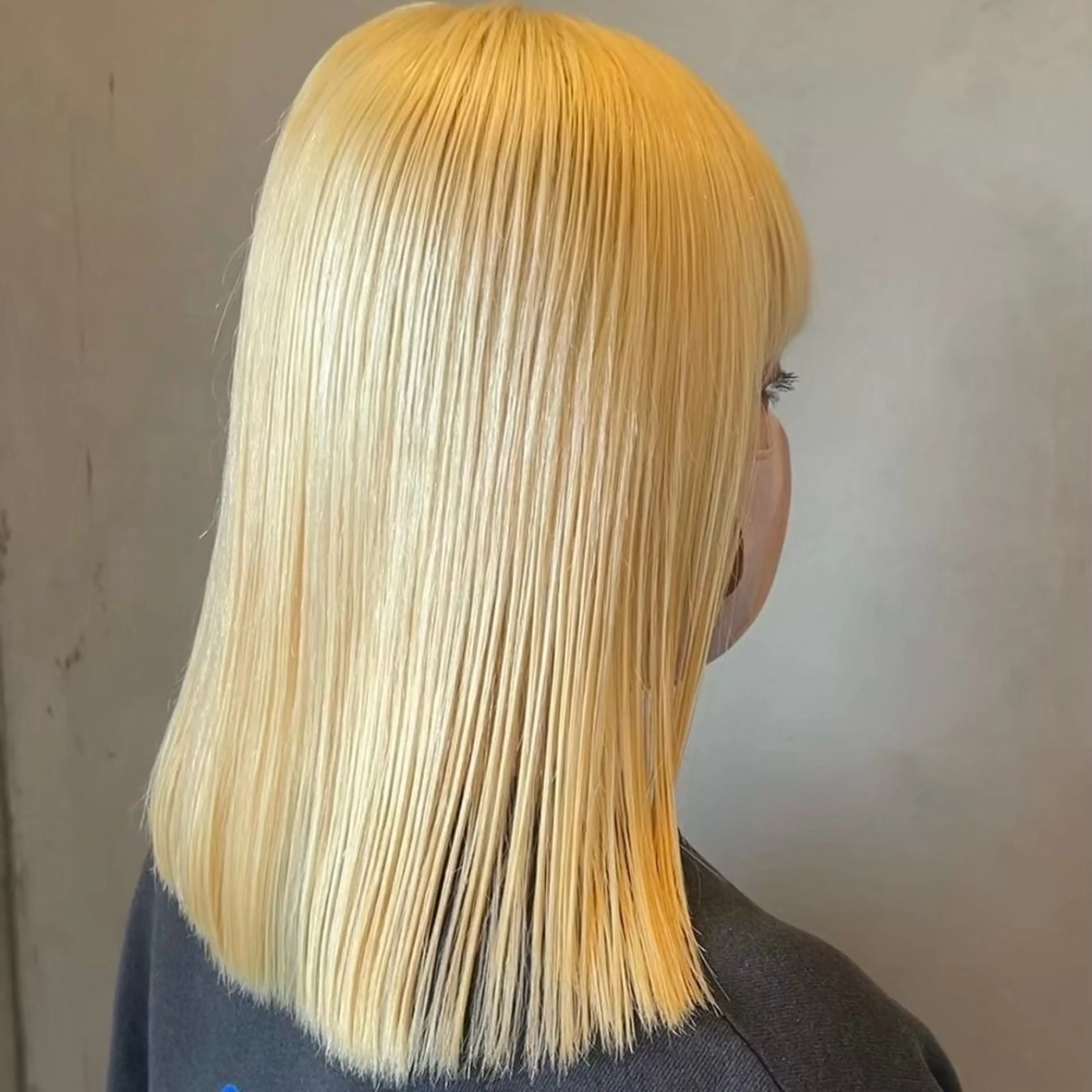 ミディアム ヘアカラー トリートメント ベージュカラー/新潟 カラー特化/落合優吾のヘアスタイル