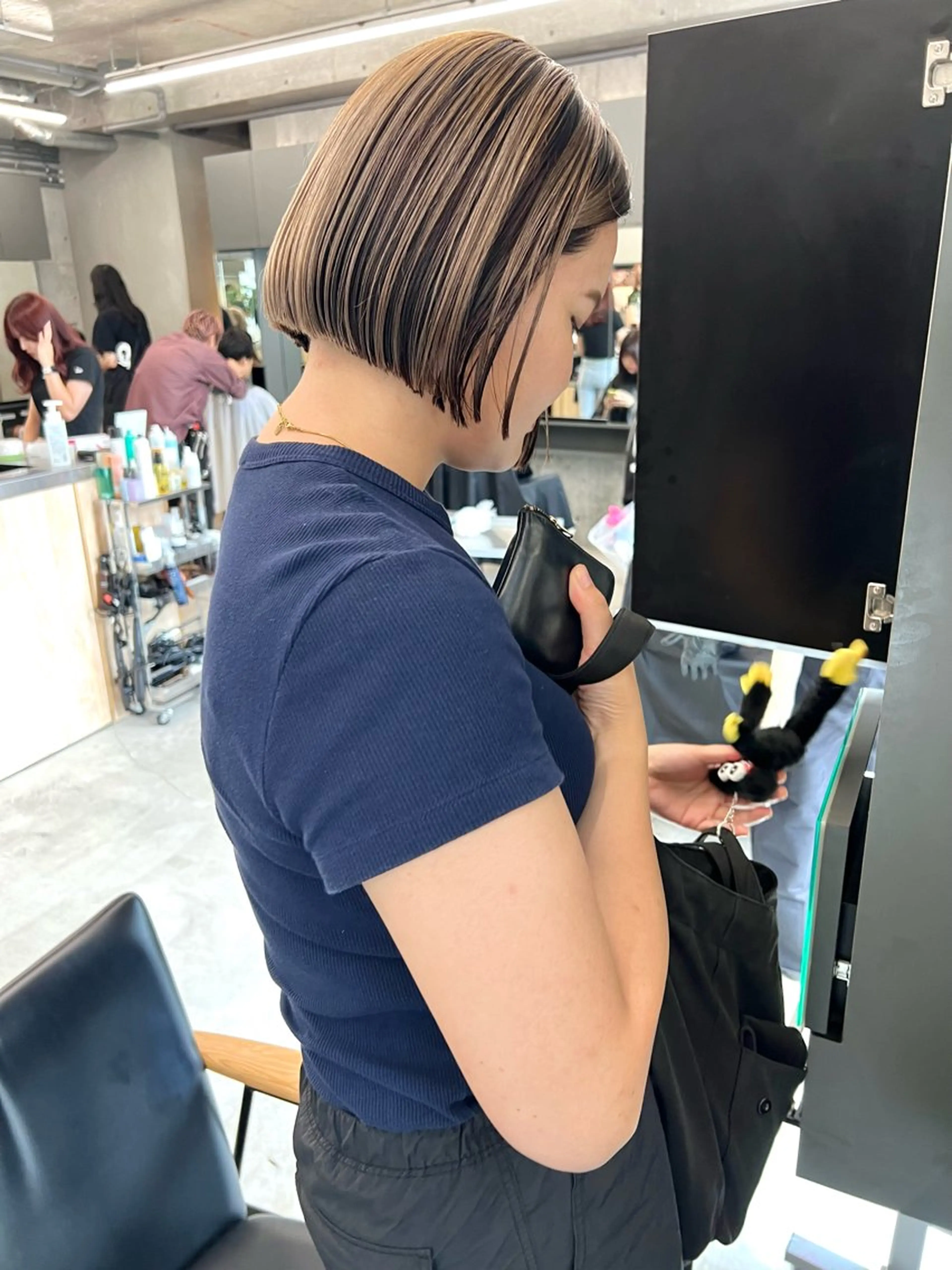 ショート カラー ボブ カット ヘアカラー トリートメント sakoda shunkiのヘアスタイル