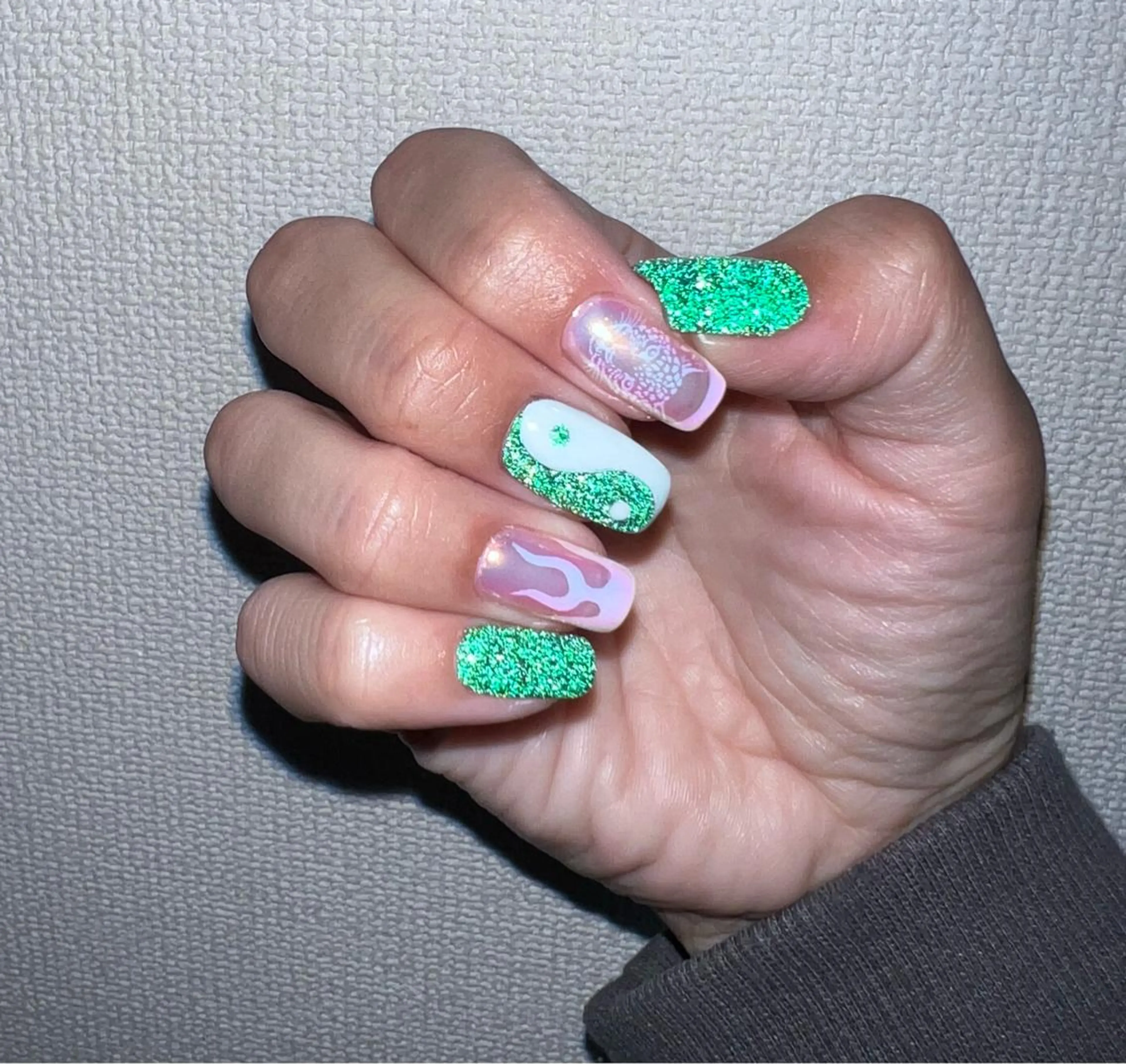 ネイル フラッシュネイル ハンドネイル ハンドケア u sのネイルデザイン