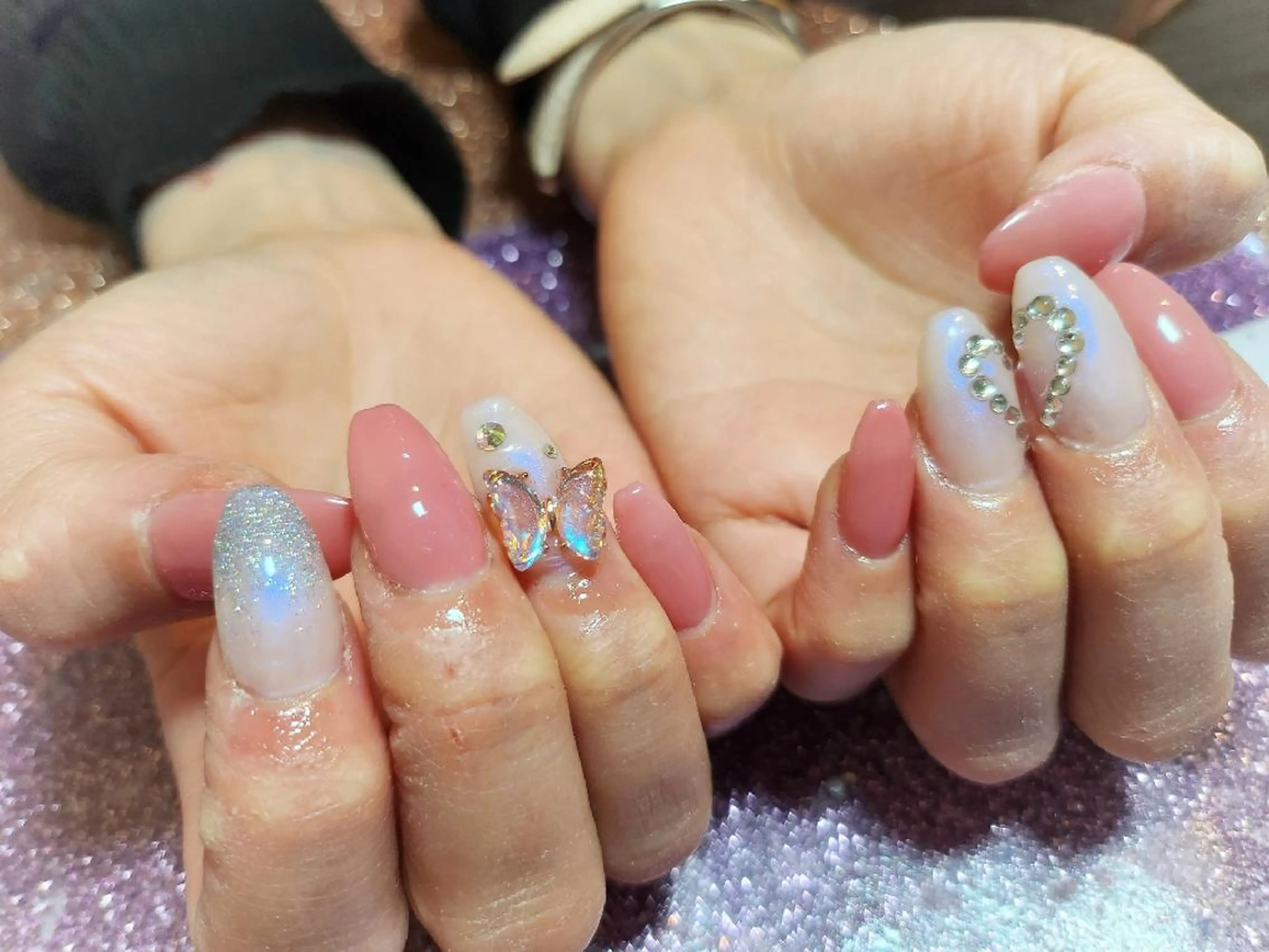 ネイル ハンドネイル 💜bora .のネイルデザイン