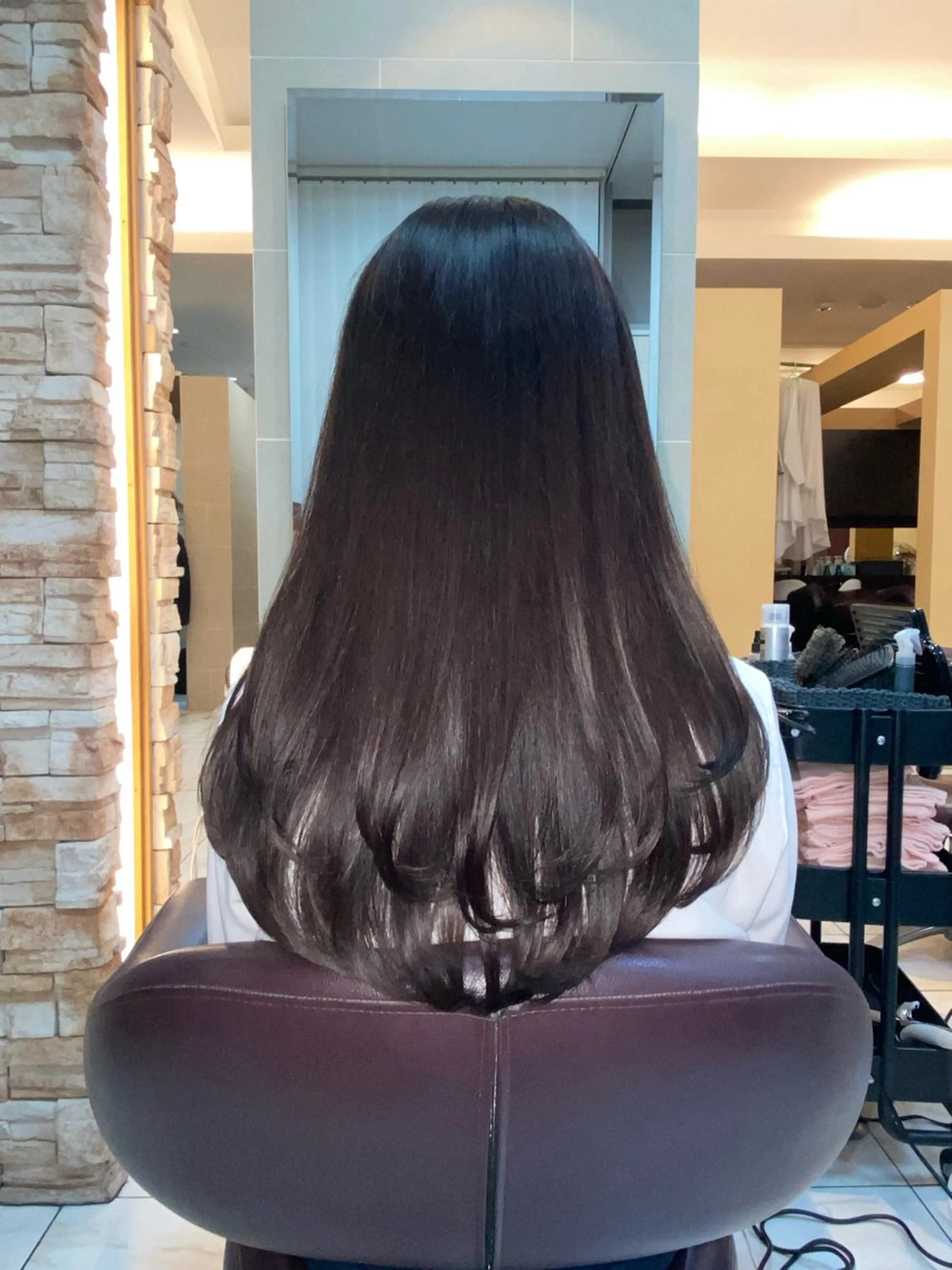 ロング 皆川 優奈のヘアスタイル