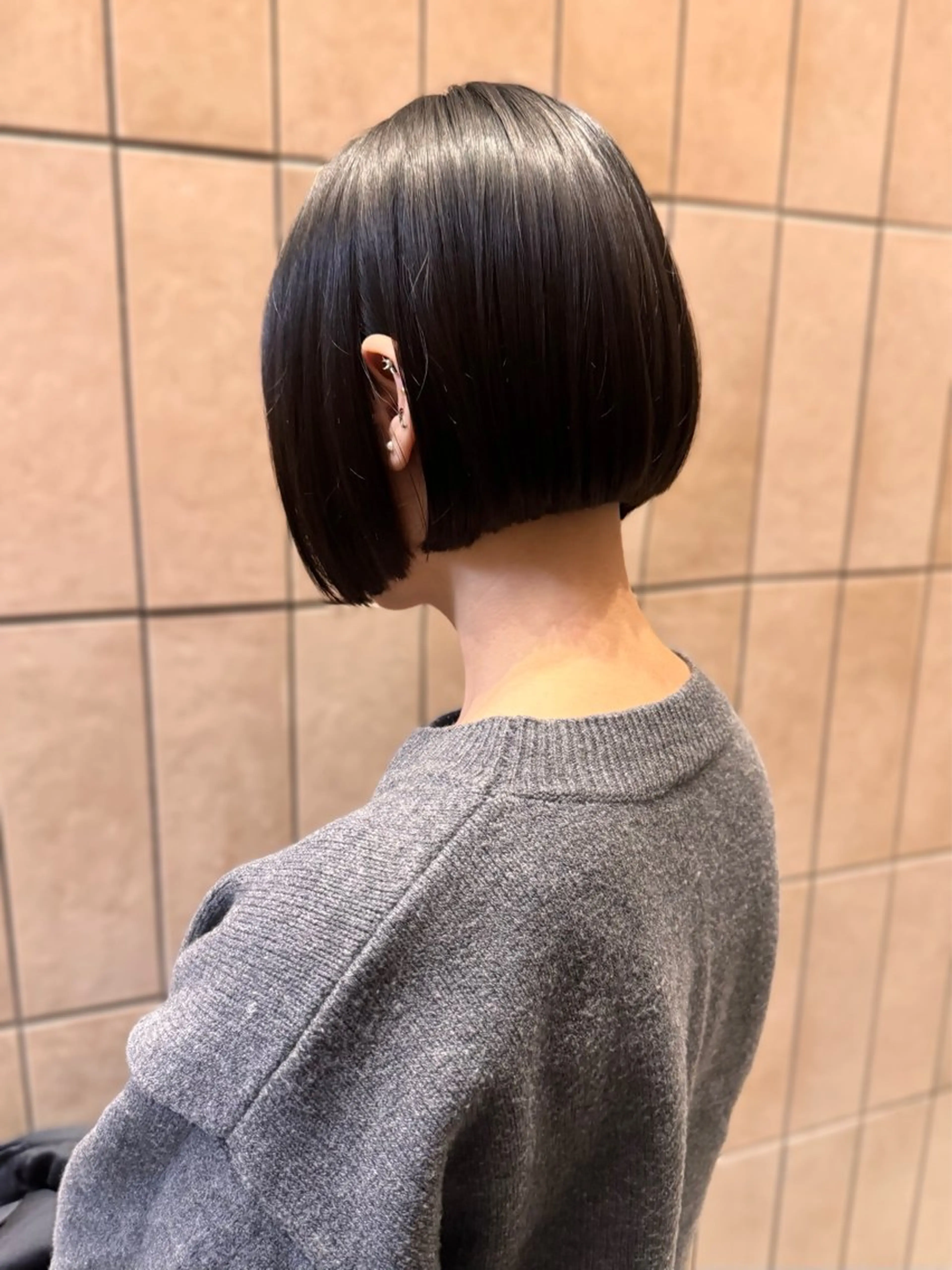 ショート ボブ カット トリートメント マツダテホノカ🌼 ボブ・ハイトーン🌼のヘアスタイル