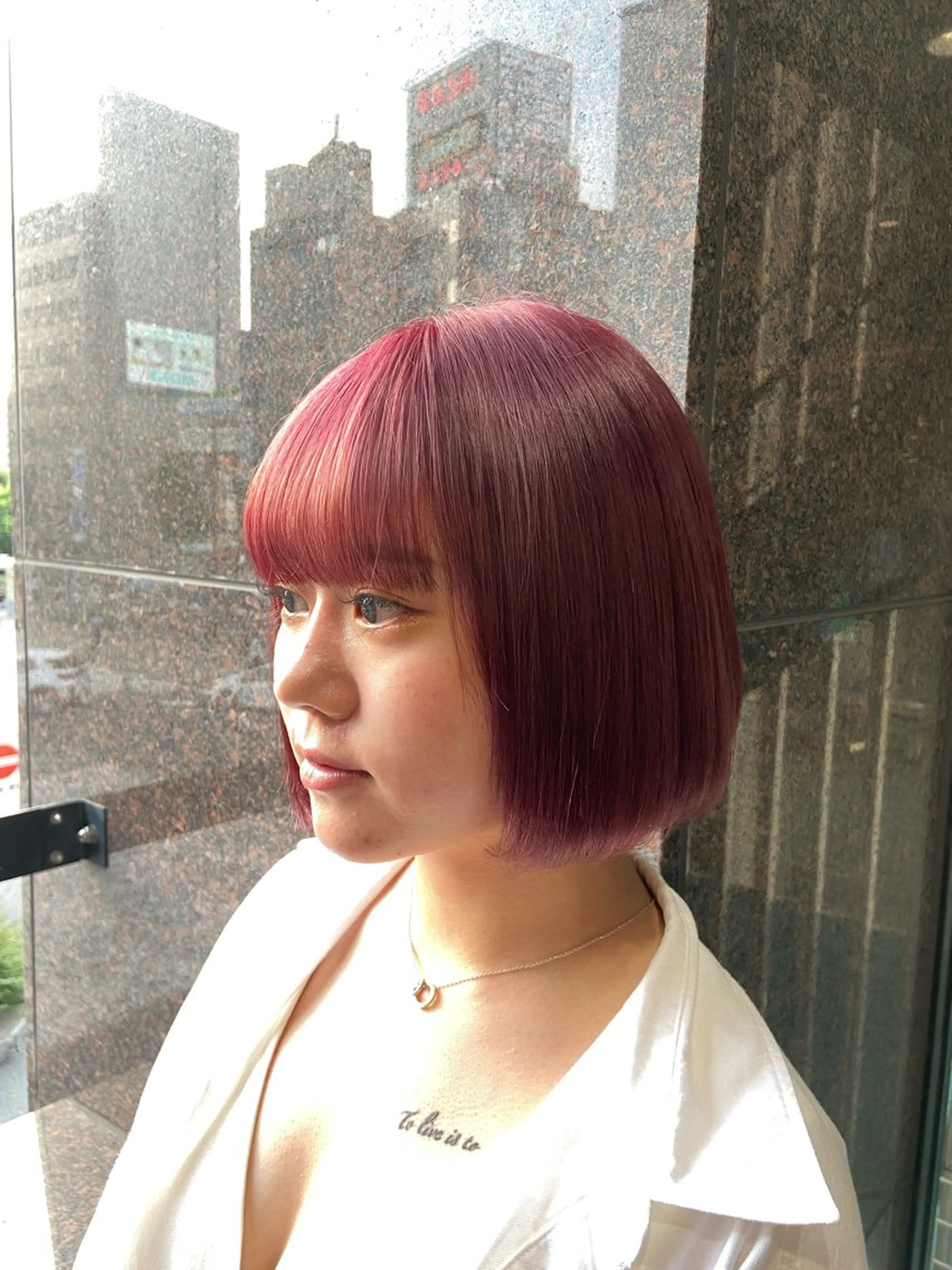 カラー Hirona 縮毛矯正/髪質改善のヘアスタイル