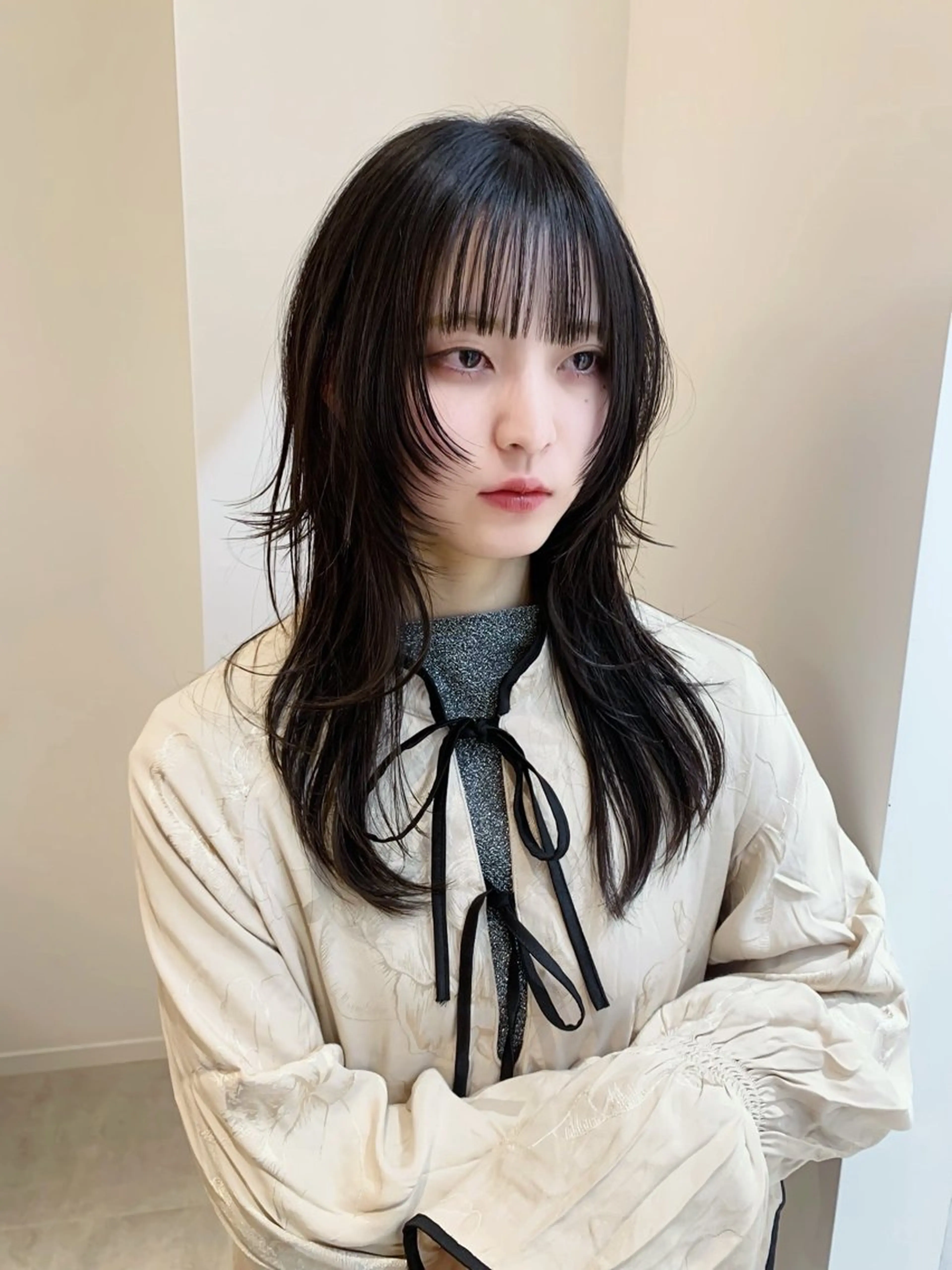 セミロング レイヤーカット ウルフカット ウルフレイヤー カット ✂︎ウルフカット /レイヤーカット✂︎のヘアスタイル
