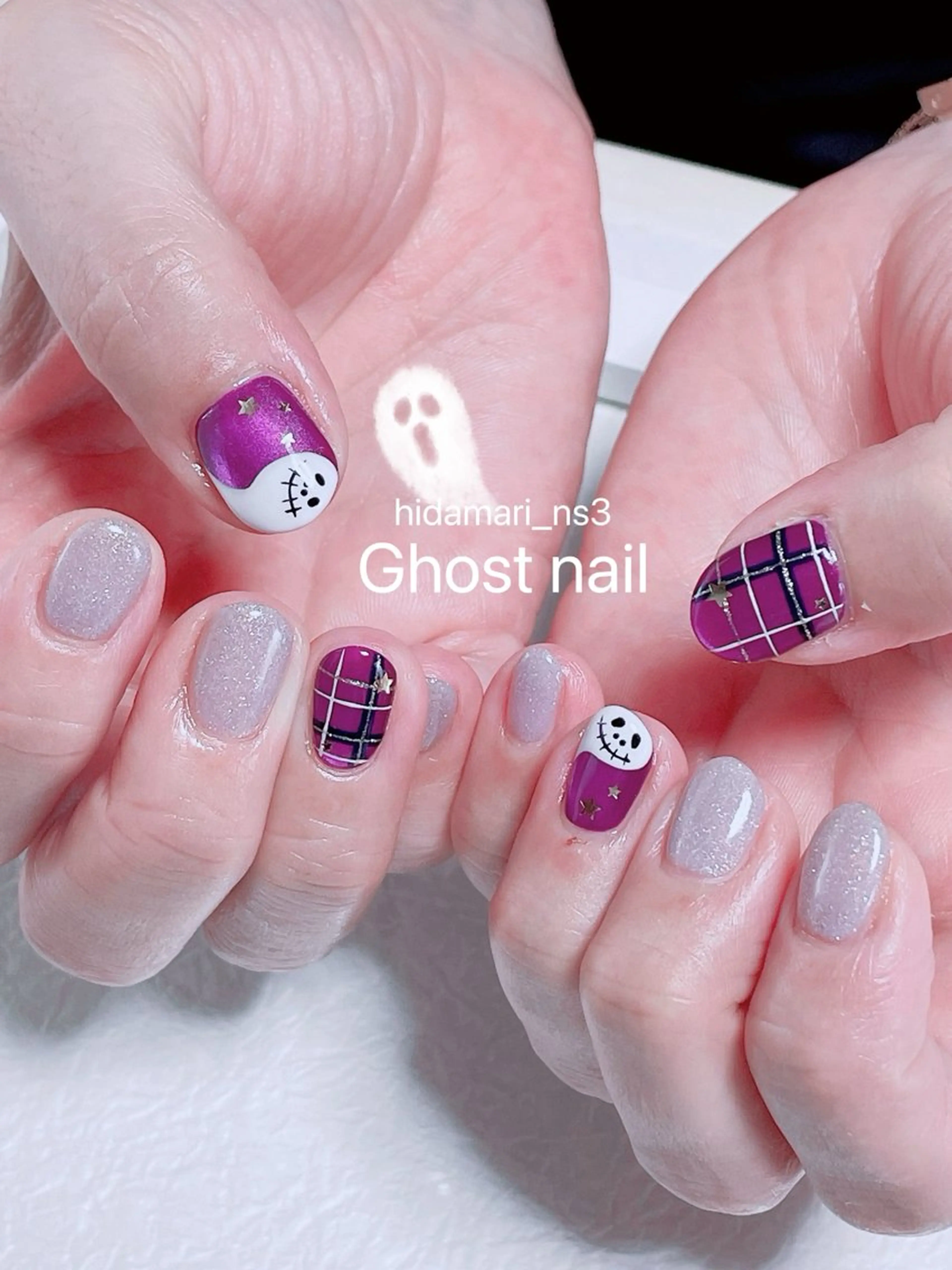 ネイル アートネイル ハロウィン 持ち込み ハンドネイル NailSalon ひだまりのネイルデザイン