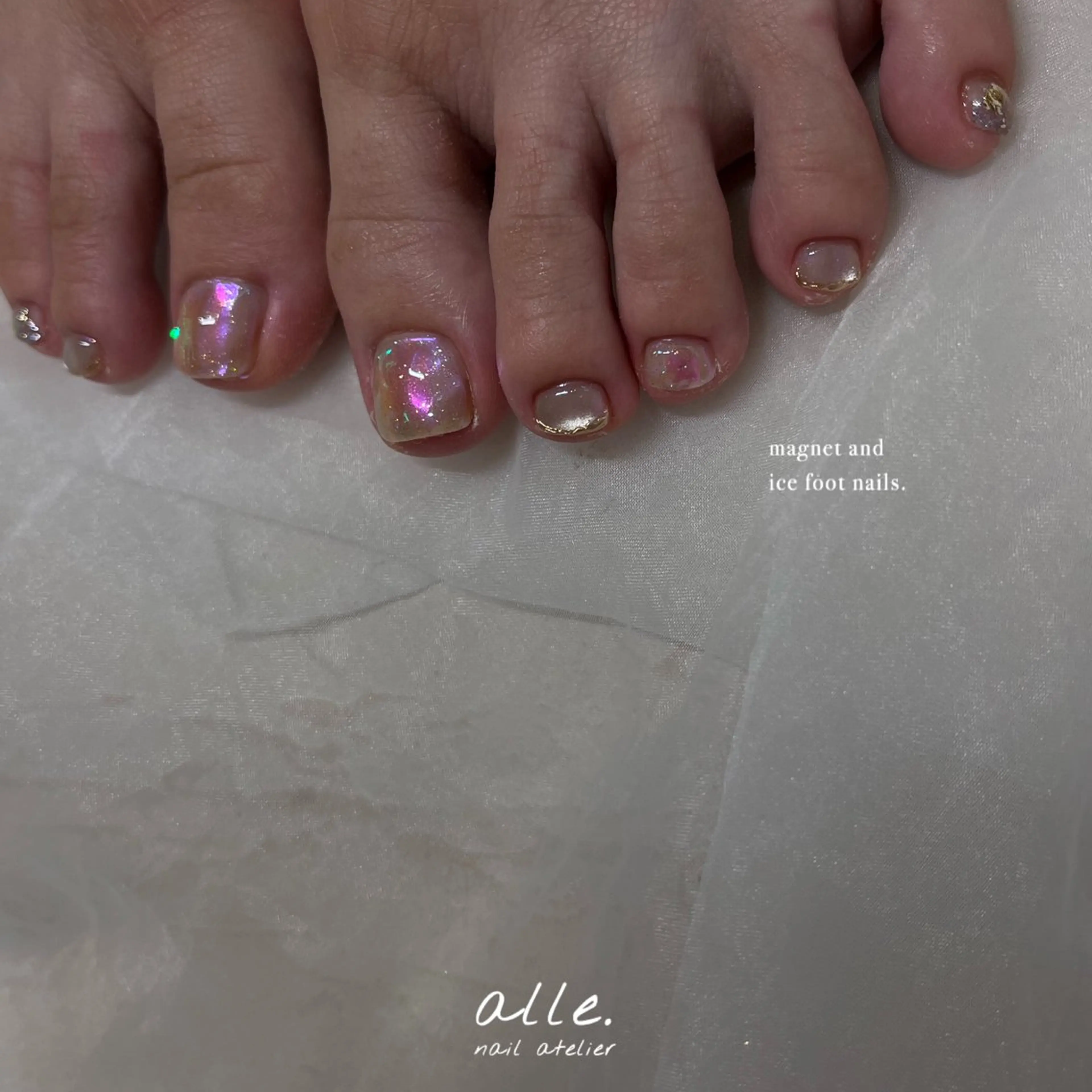 ネイル フットネイル atelier alle.のネイルデザイン