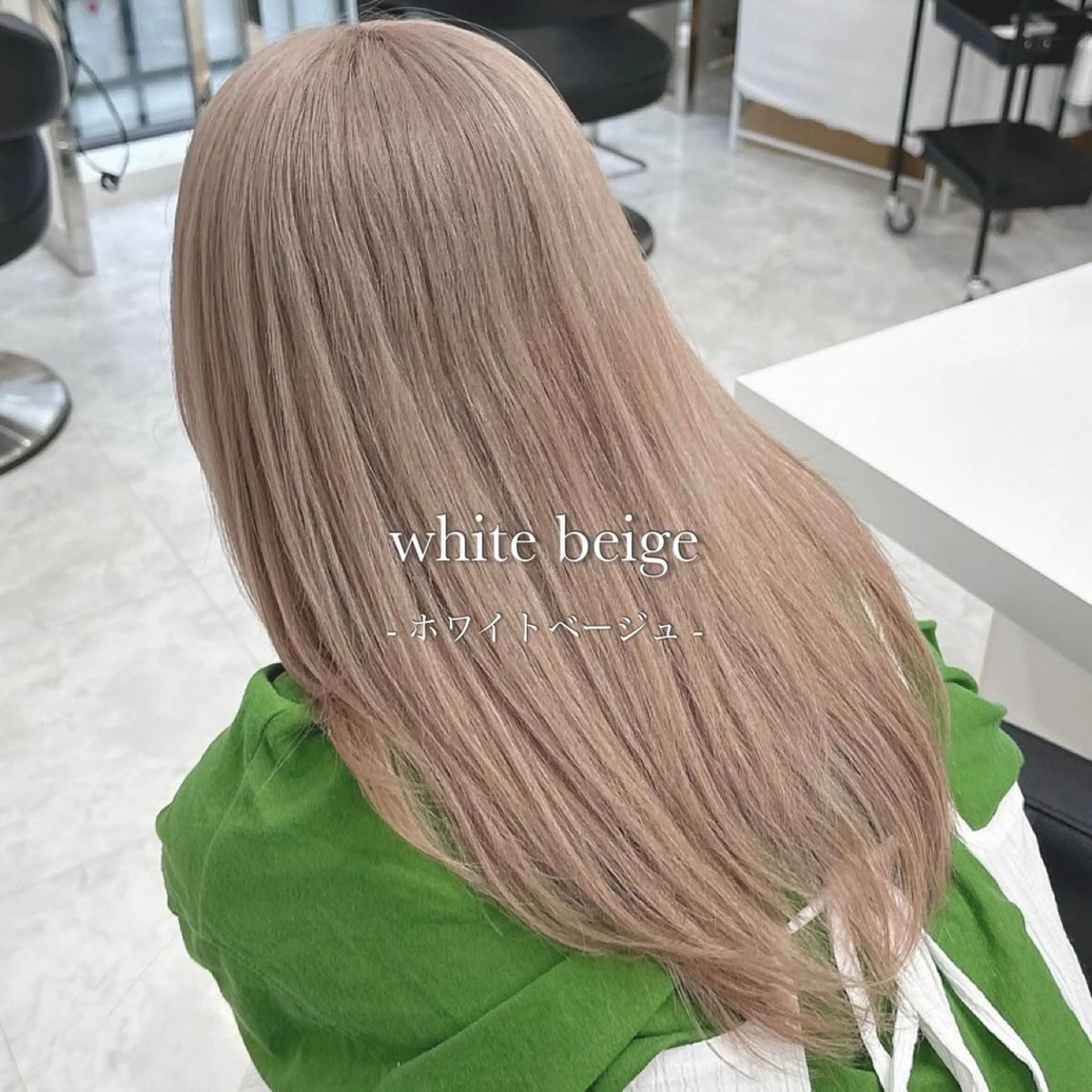 ロング カラー ベージュカラー ブリーチ ブロンド ケアブリーチ ダブルカラー ハイトーン/ダブルカ ラー/RINKA🎀のヘアスタイル