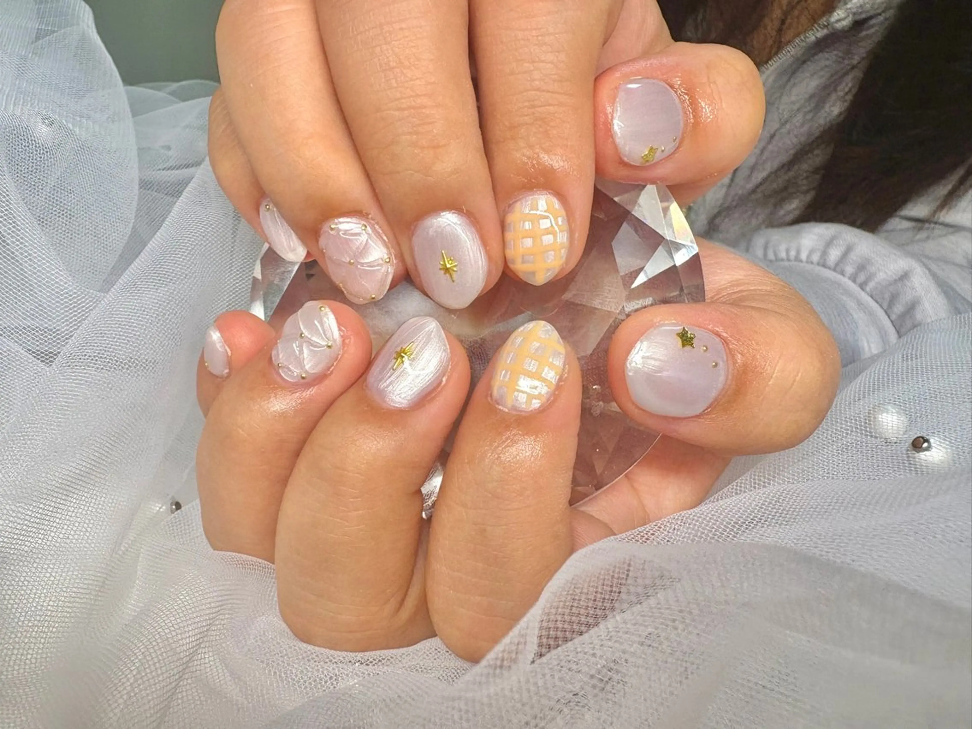 ネイル 持ち込み 田中 みゆのネイルデザイン