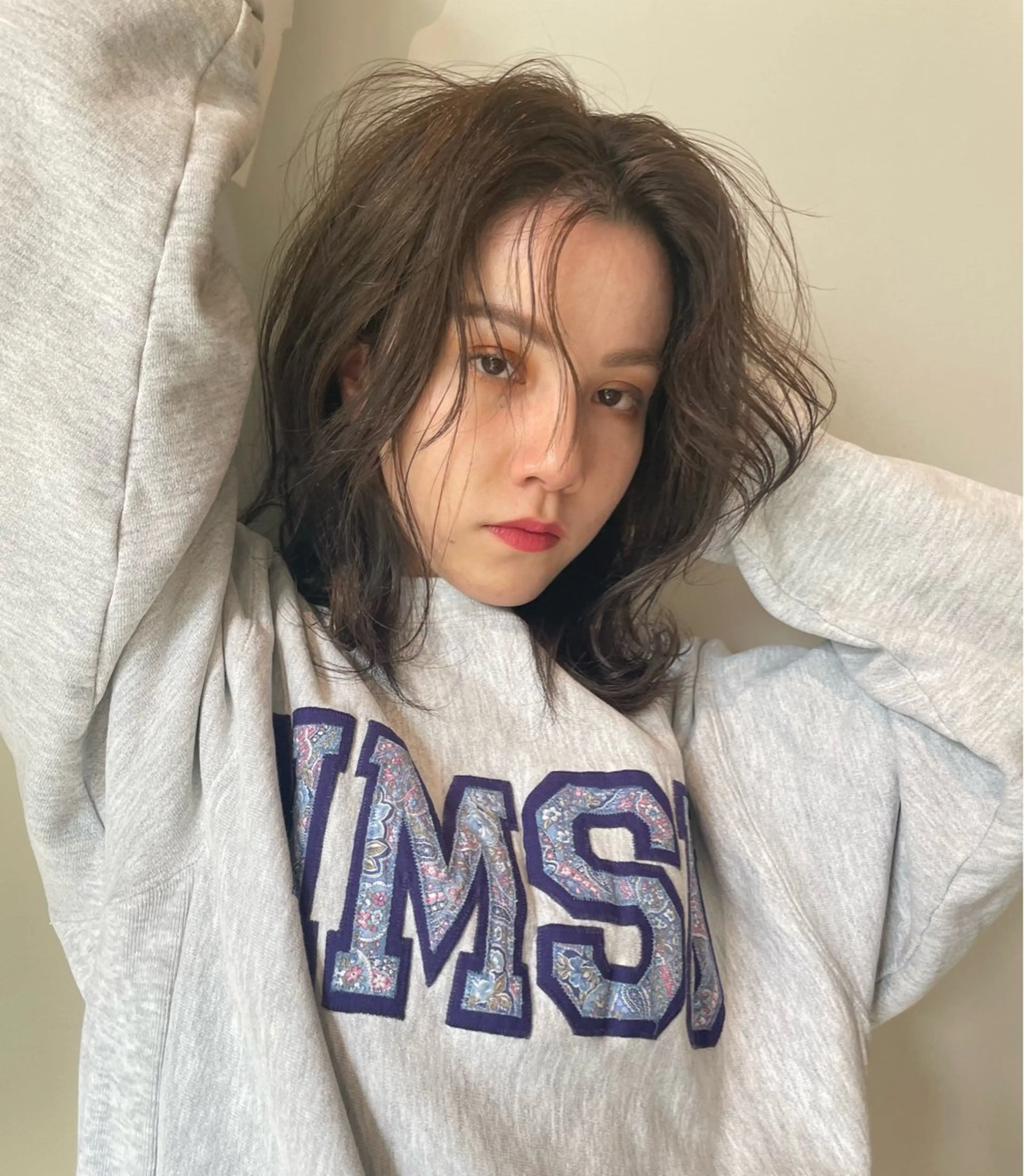 ミディアム 安藤 琢真のヘアスタイル