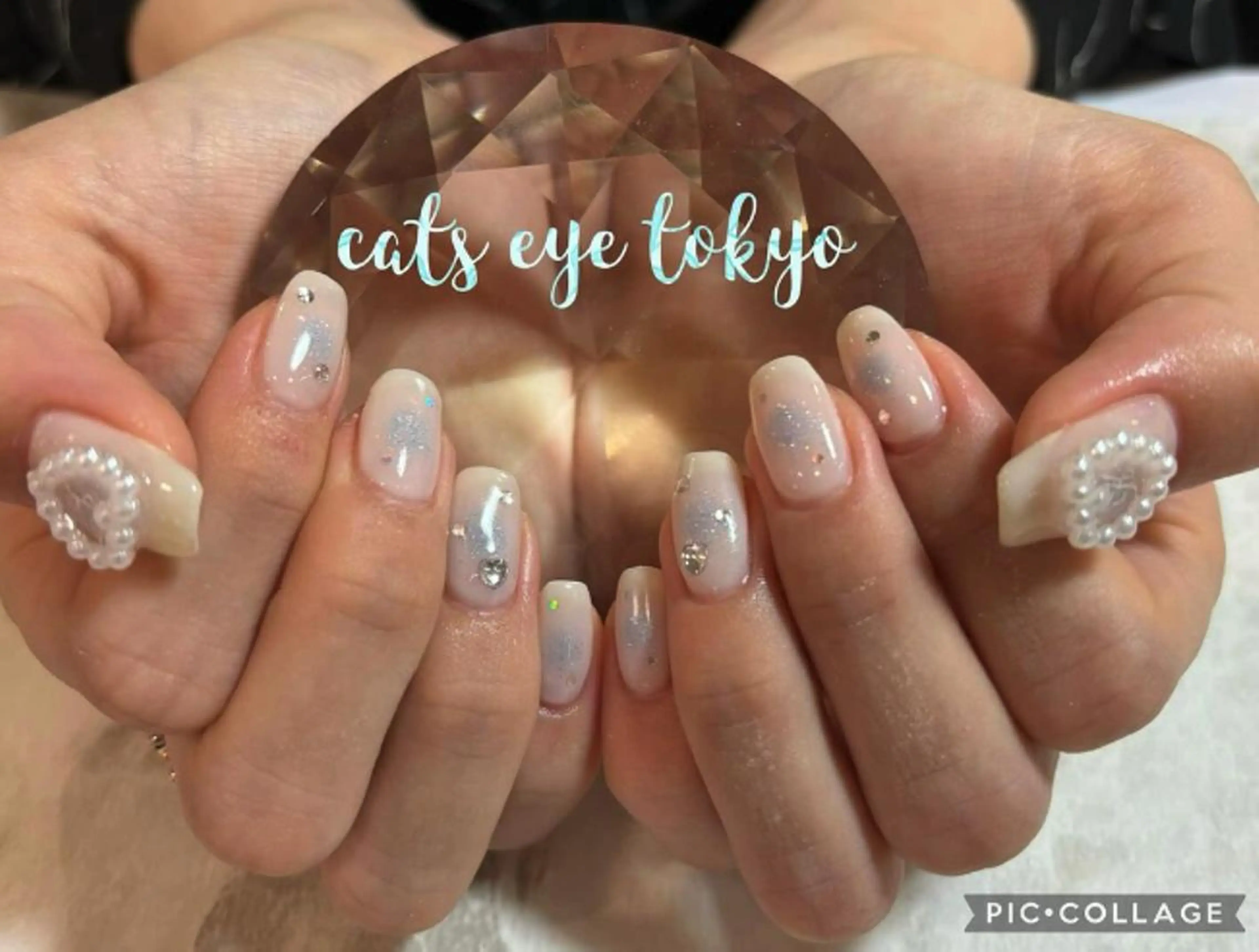 ネイル アートネイル チークネイル ジェルネイル マグネットネイル ミラーネイル Cat's eye TOKYO 新宿店のネイルデザイン