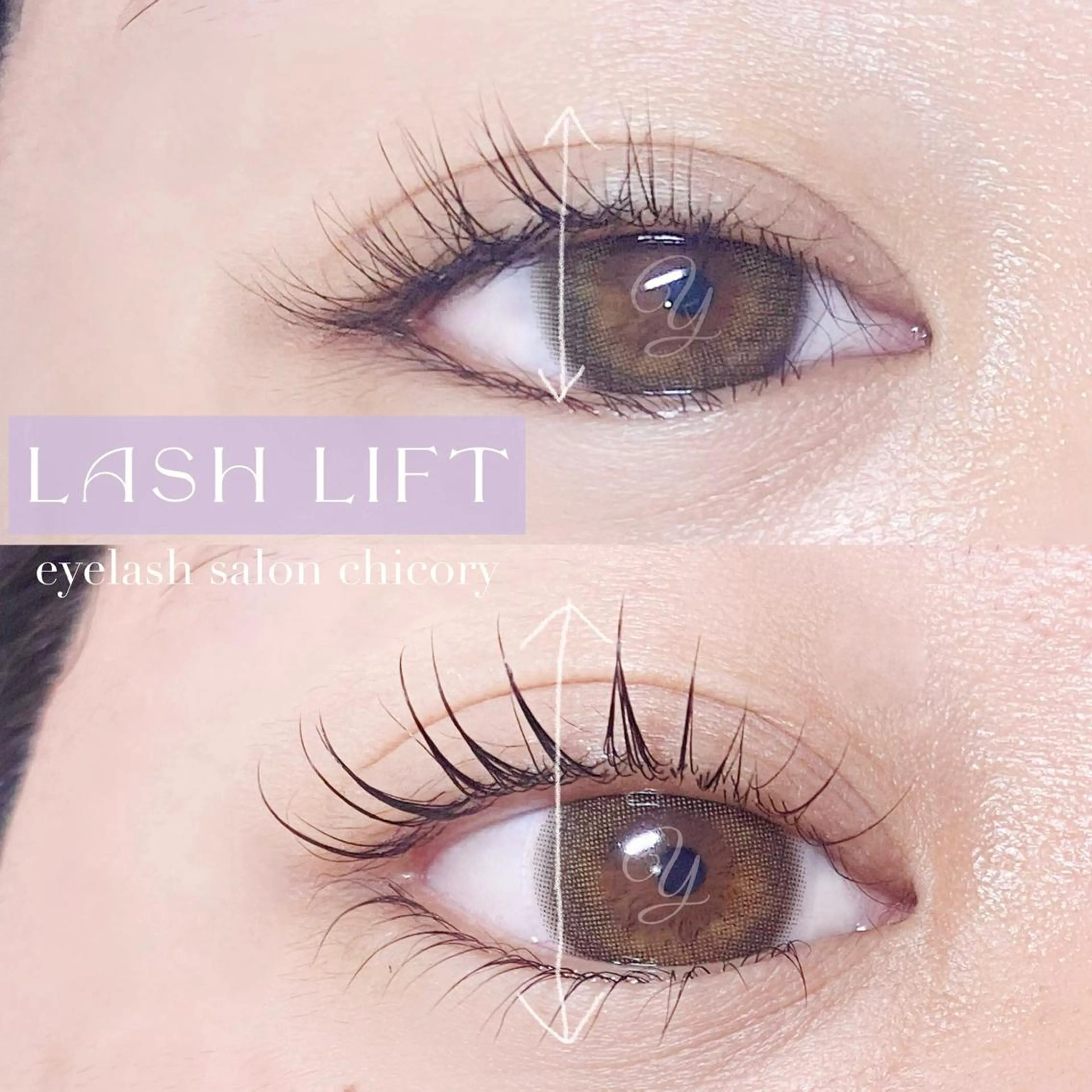 マツエク・マツパ 下まつげエクステ chicory YURIEのマツエク・マツパデザイン