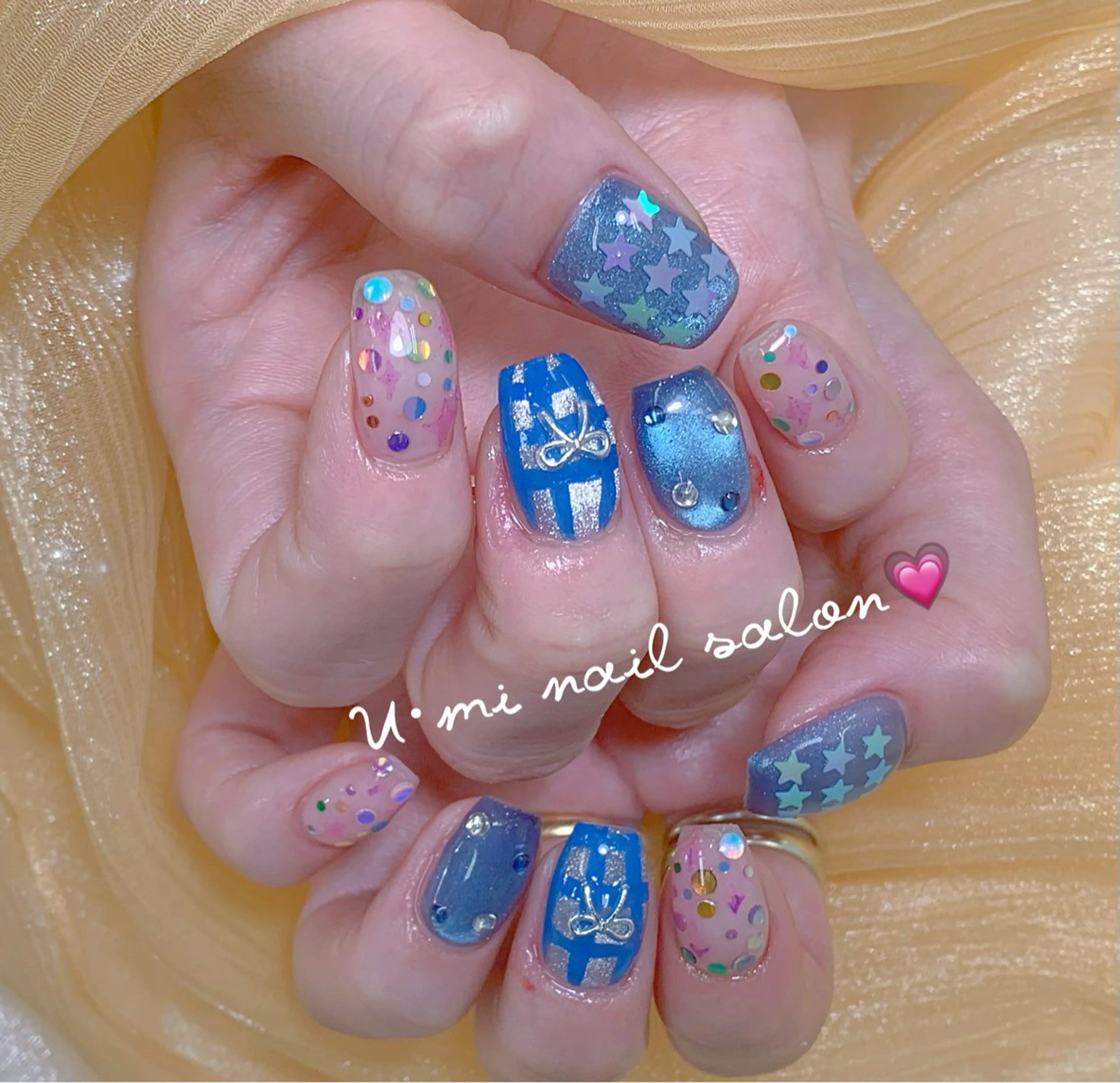 ネイル 持ち込み ハンドネイル U·Mi nail salon所属・U·Mi 上野御徒町容のネイルデザイン