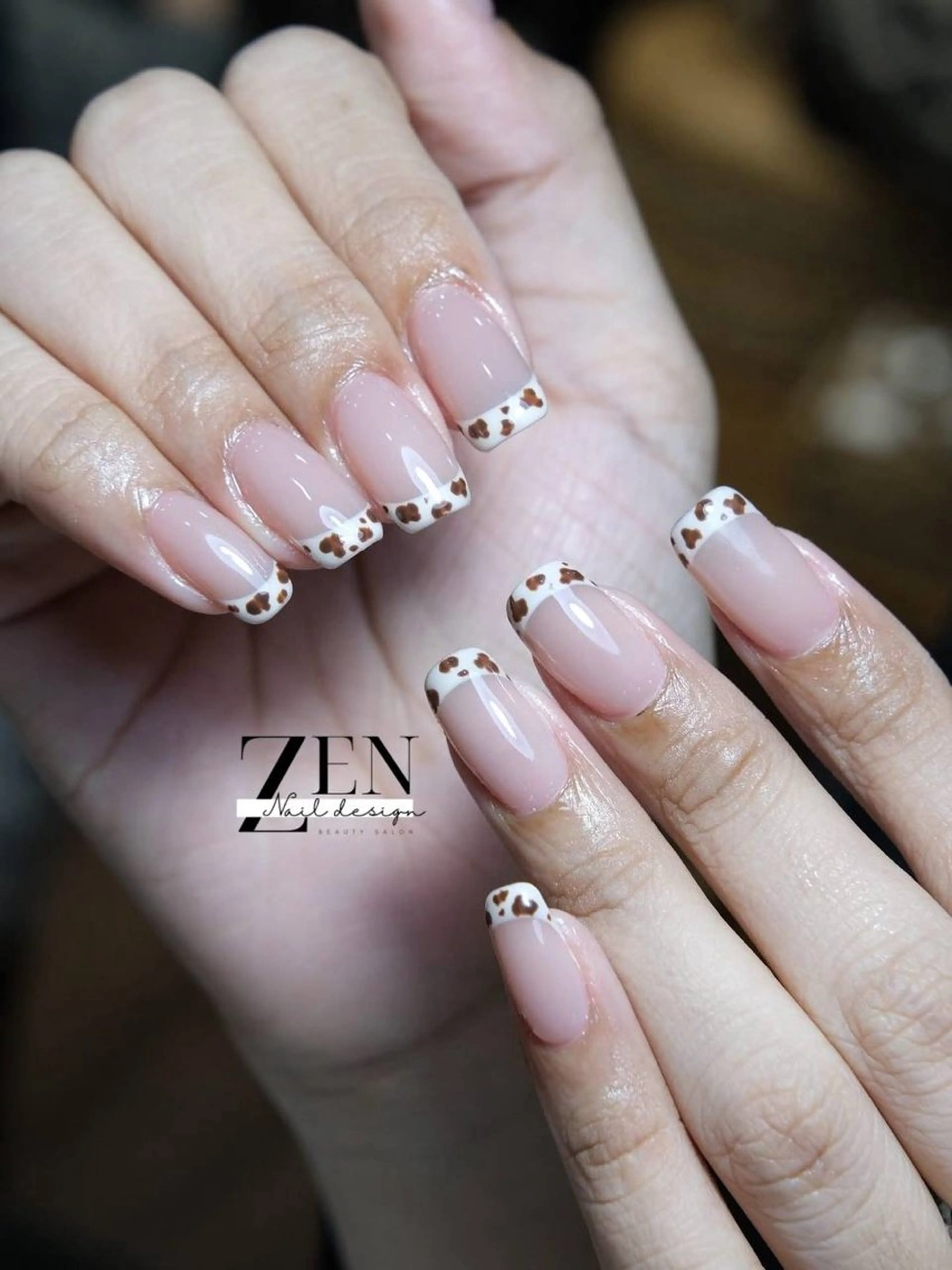 ネイル チークネイル 長さ出し フレンチネイル 韓国ネイル マグネットネイル ハンドネイル Zen Nail Design 池袋のネイルデザイン