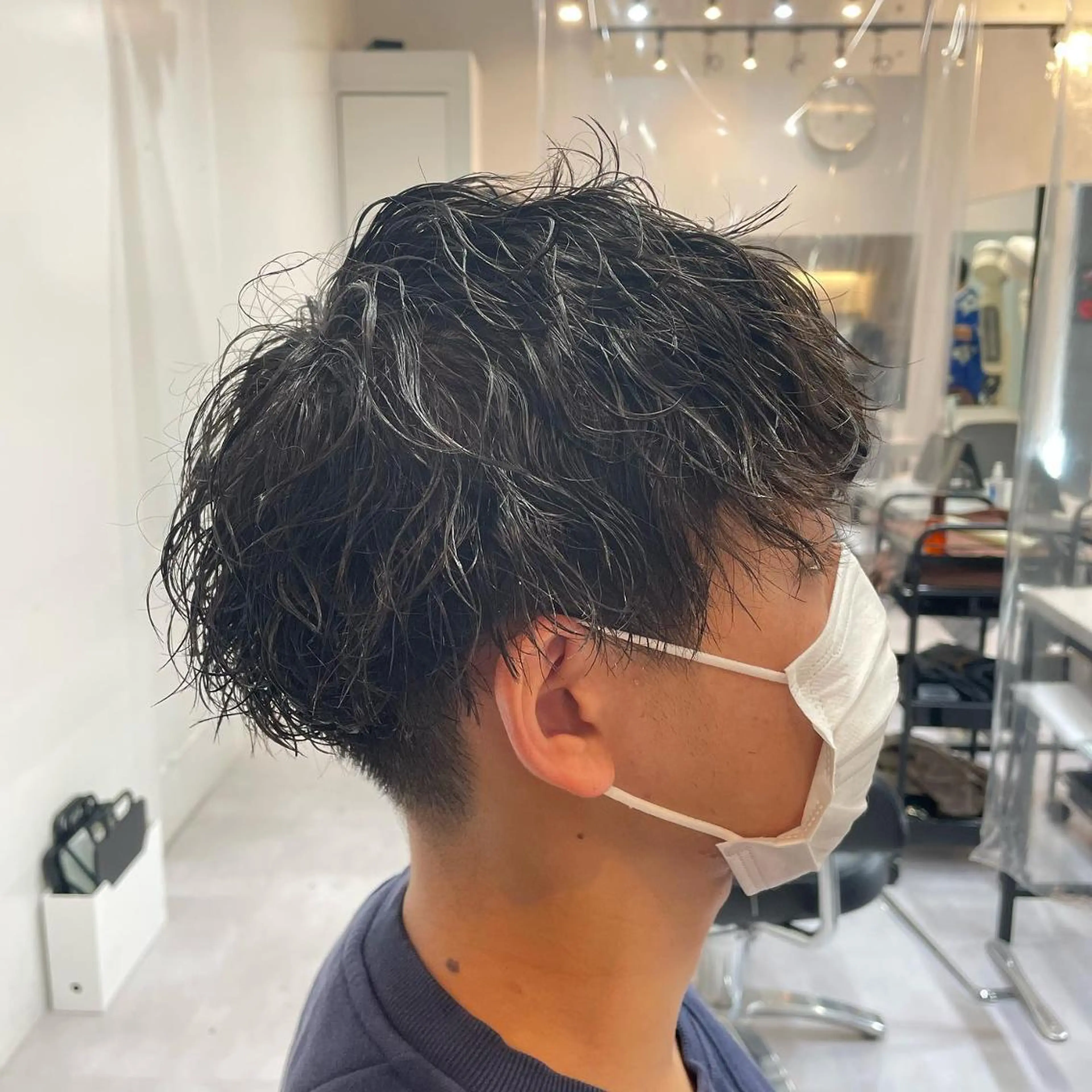 ショート 髪質改善× ハイライト溝江のヘアスタイル