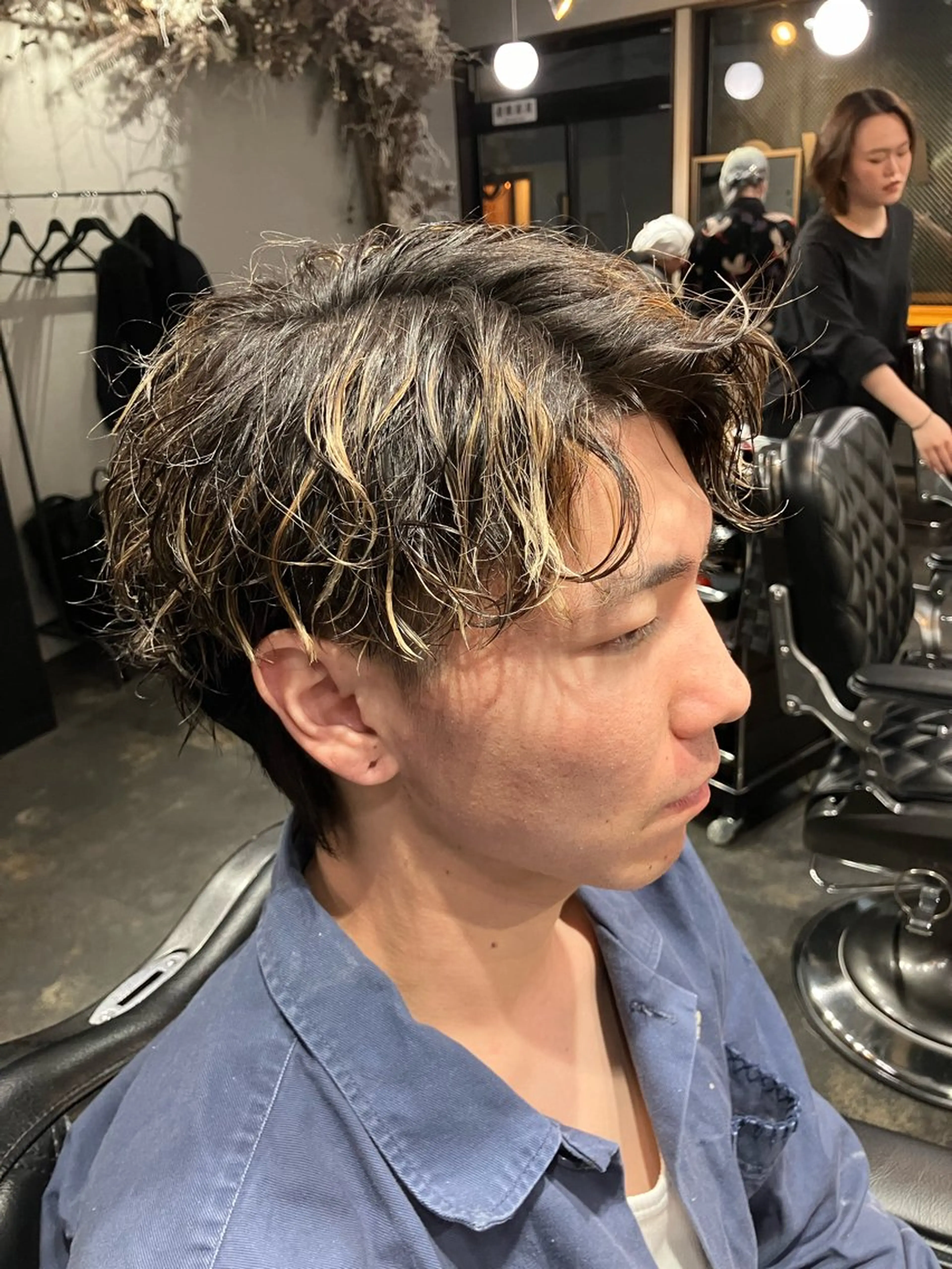 ショート パーマ メンズ メンズメッシュ メンズパーマ メンズ/ケアパーマ /hayashiのヘアスタイル