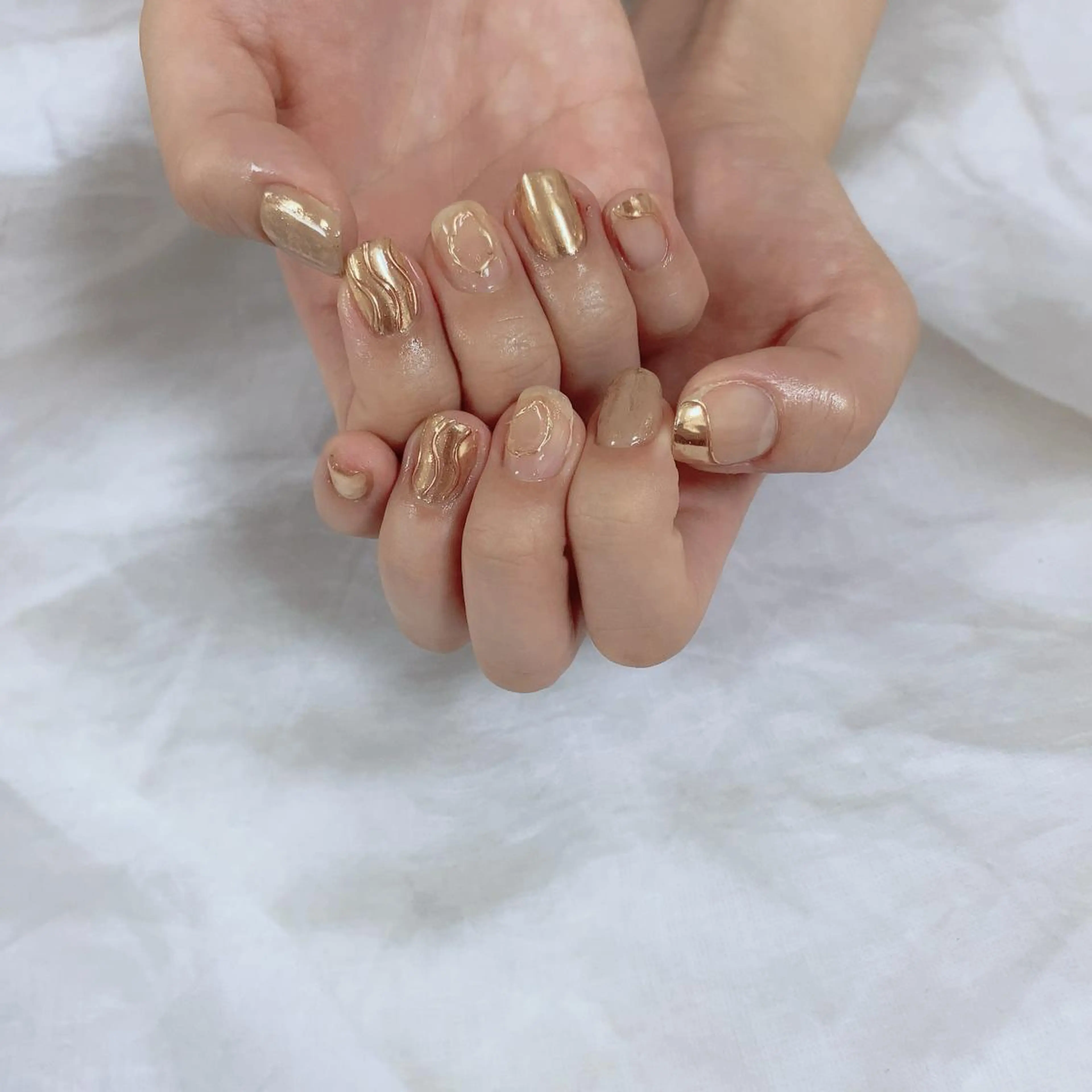 ネイル ミラーネイル SOL NAILのネイルデザイン