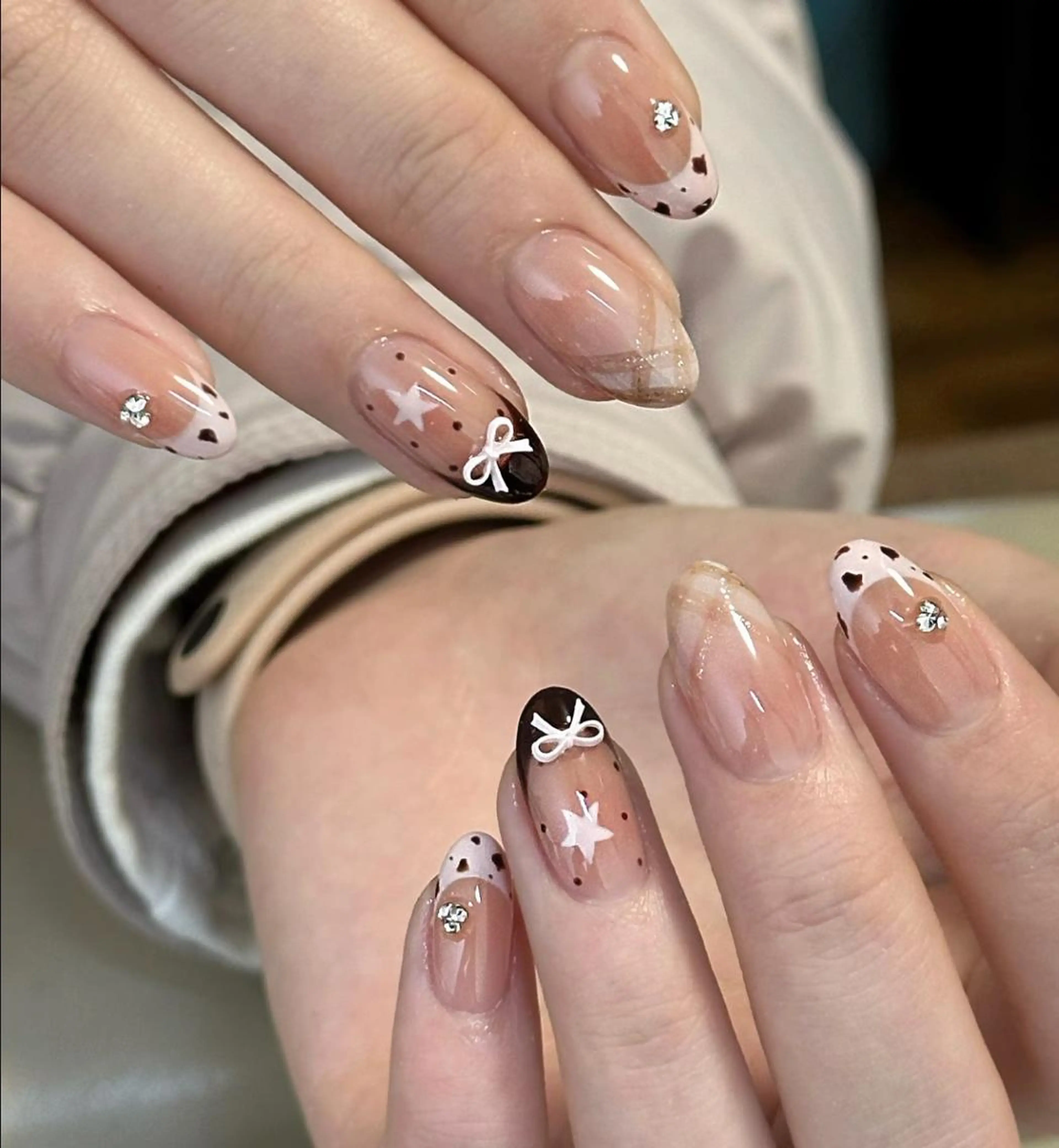 ネイル ハンドネイル ハンドケア 🍑 momo_nailのネイルデザイン